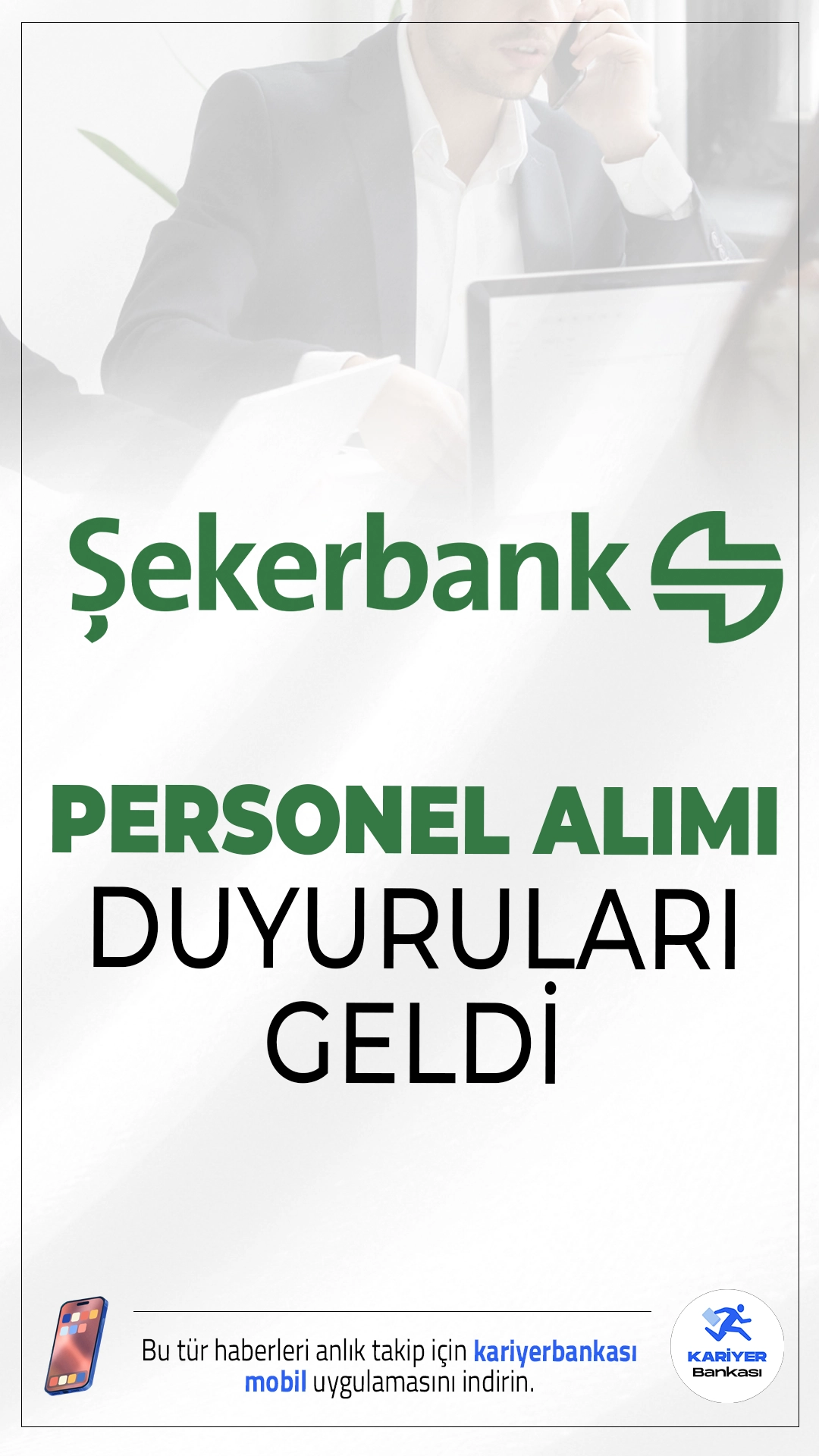 Şekerbank Personel Alımı Duyuruları Yayımlandı.Şekerbank, 2026 yılı personel alımı duyurusunu yayımladı ve internet üzerinden başvuruları almaya başladı. Türkiye bankacılık sektörünün köklü kuruluşları arasında yer alan banka, yeni ilanlarıyla farklı şehir ve şubelerde görevlendirmek üzere çok sayıda personel alımı yapacağını açıkladı. Yayımlanan ilanlarda özellikle müşteri temsilcisi, operasyon yöneticisi, operasyon destek görevlisi ve bölge satış yöneticisi kadroları öne çıktı.