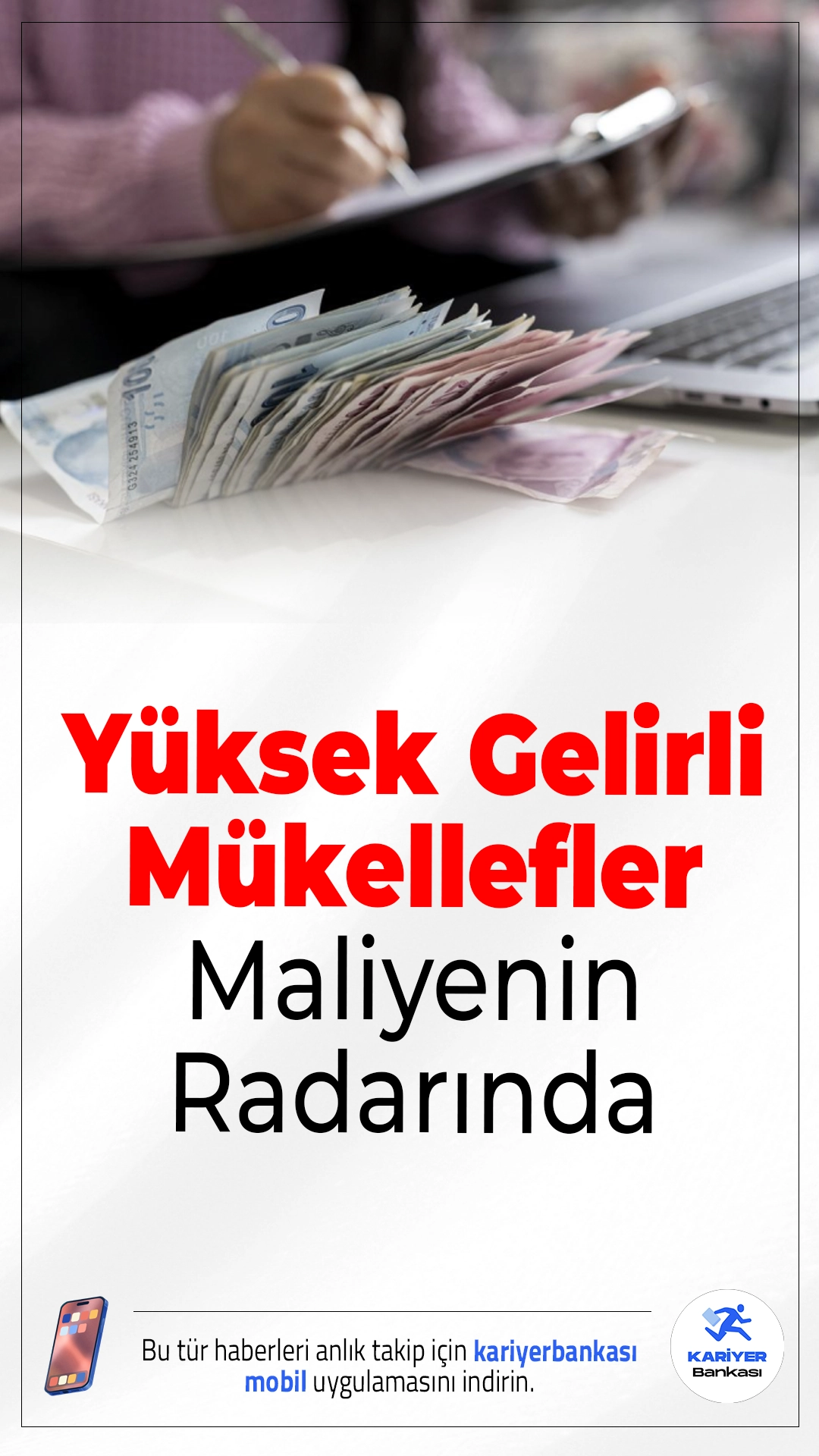 Yüksek Gelirli Mükellefler Maliyenin Radarında.Lüks harcama yapıp gelirini düşük gösteren mükellefler için denetimler sıkılaşıyor; ilk etapta 16 bin 300 kişi takibe alındı.