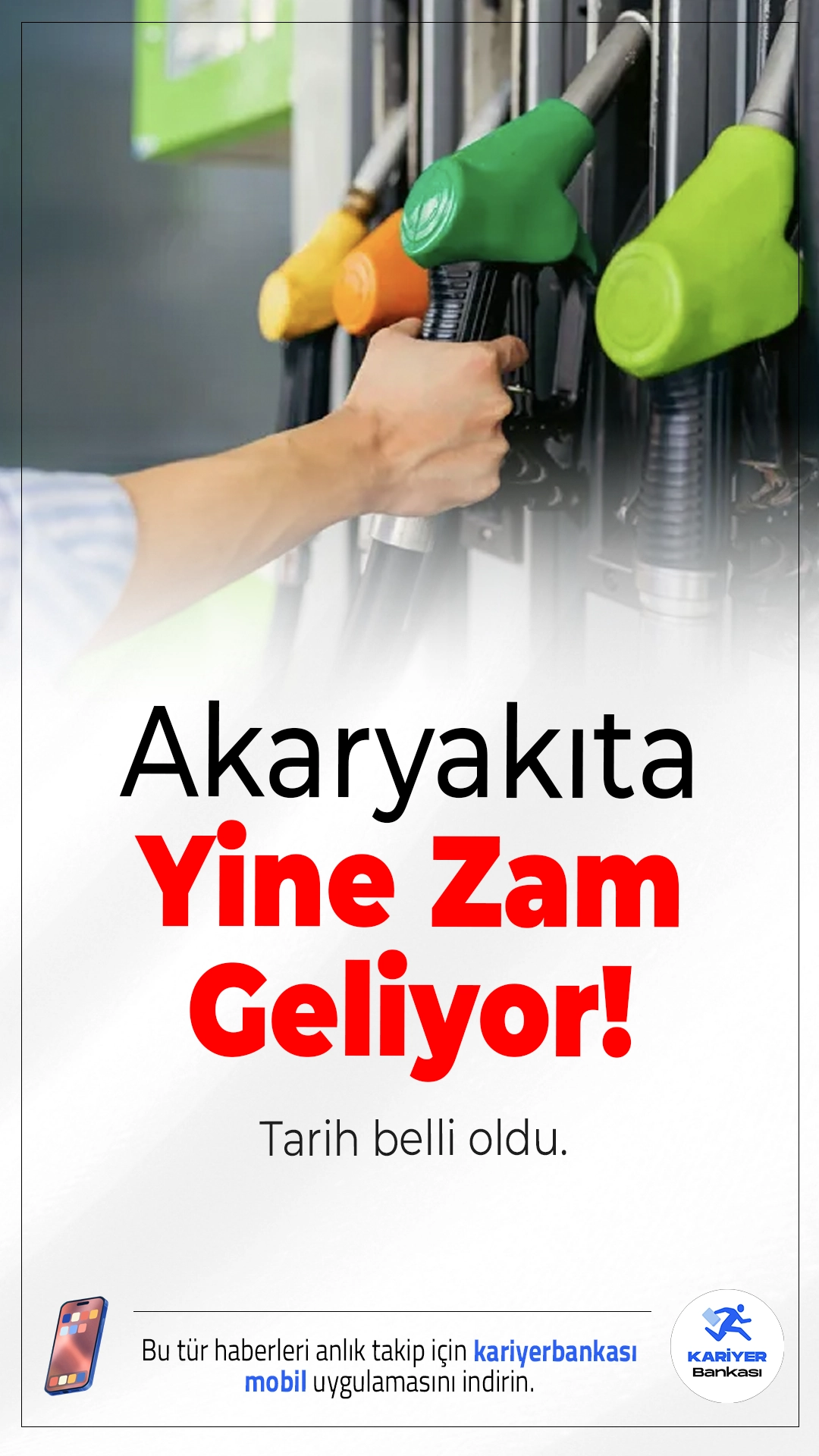 Akaryakıta Yine Zam Geliyor: Tarih Belli Oldu.Küresel petrol fiyatlarındaki artış akaryakıtı yeniden etkiledi. Benzin ve motorin fiyatlarına bu gece yarısından itibaren zam bekleniyor.