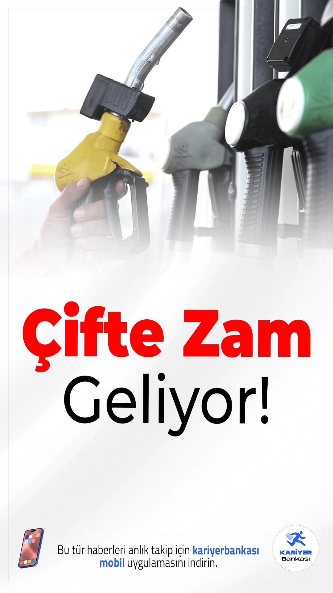 Akaryakıta Çifte Zam Geliyor: Benzin ve Motorinde Fiyat Artışı Yolda.Küresel enerji piyasalarındaki gelişmelerin etkisiyle akaryakıt fiyatlarında yeni artış bekleniyor. Benzin ve motorin fiyatları gece yarısından itibaren zamlanacak.