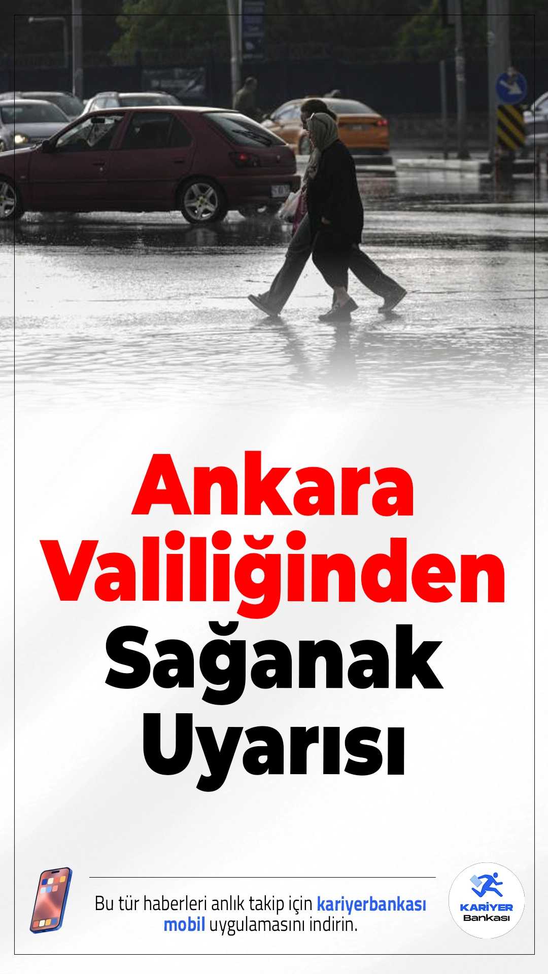 Ankara Valiliğinden Sağanak Uyarısı.Ankara’da yarın özellikle kuzeybatı ilçelerde etkili olması beklenen kuvvetli yağış için vatandaşlara kritik uyarı yapıldı.