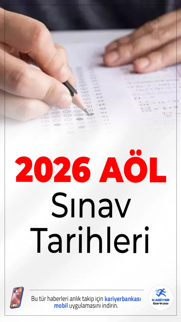 2026 AÖL Sınav Tarihleri.Milli Eğitim Bakanlığı (MEB) tarafından düzenlenen Açık Öğretim Lisesi (AÖL) 2025-2026 eğitim öğretim yılı 2. dönem sınav takvimi açıklandı. Sınavlar mart ayında yüz yüze yapılacak.
