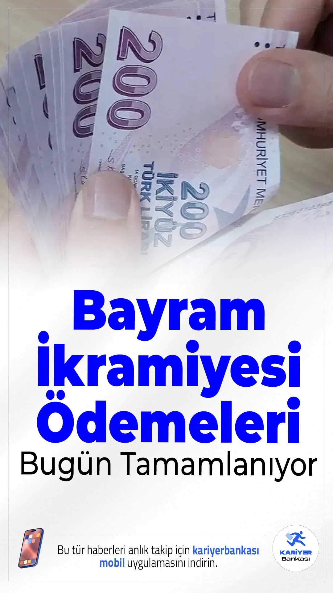Emeklilerin Bayram İkramiyesi Ödemeleri Bugün Tamamlanıyor.Ramazan Bayramı öncesi emeklilere ödenen 4 bin TL ikramiyelerin son aşamasına gelindi, bugün tüm ödemeler tamamlanıyor.