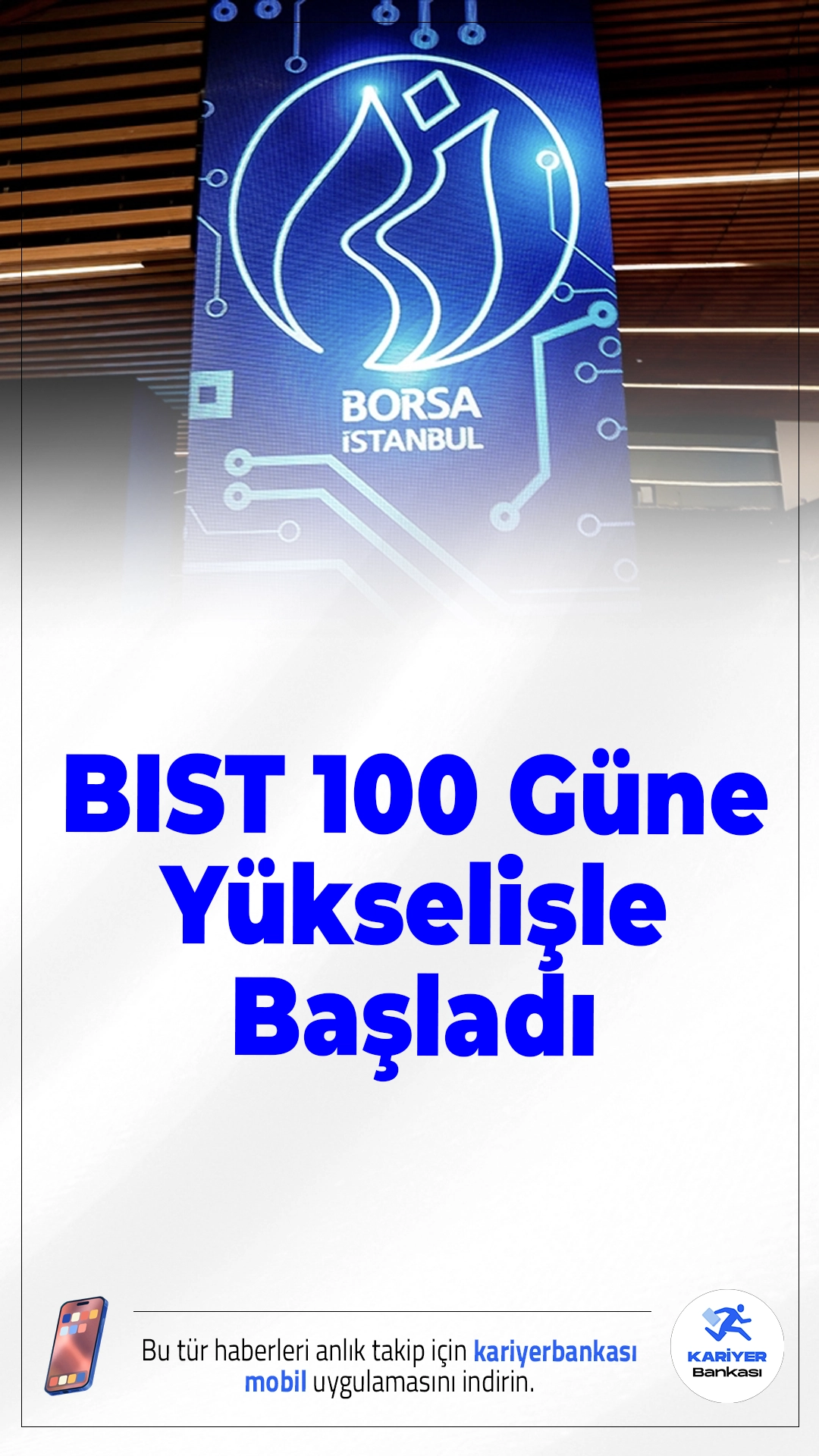 BIST 100 Güne Yükselişle Başladı.Borsa İstanbul’da BIST 100 endeksi güne yüzde 0,77 artışla başladı, küresel gelişmeler piyasaların yönü üzerinde etkili olmaya devam ediyor.