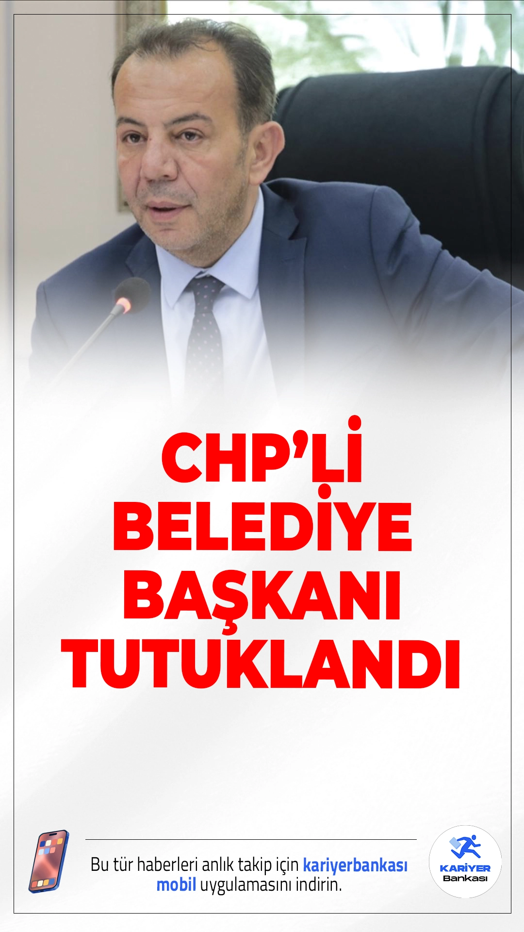 Son Dakika: Bolu Belediye Başkanı Tanju Özcan Tutuklandı. Bolu Sulh Ceza Mahkemesi, Bolu Belediye Başkanı Tanju Özcan ve Belediye Başkan Yardımcısı Süleyman Can hakkında tutuklama kararı verdi.