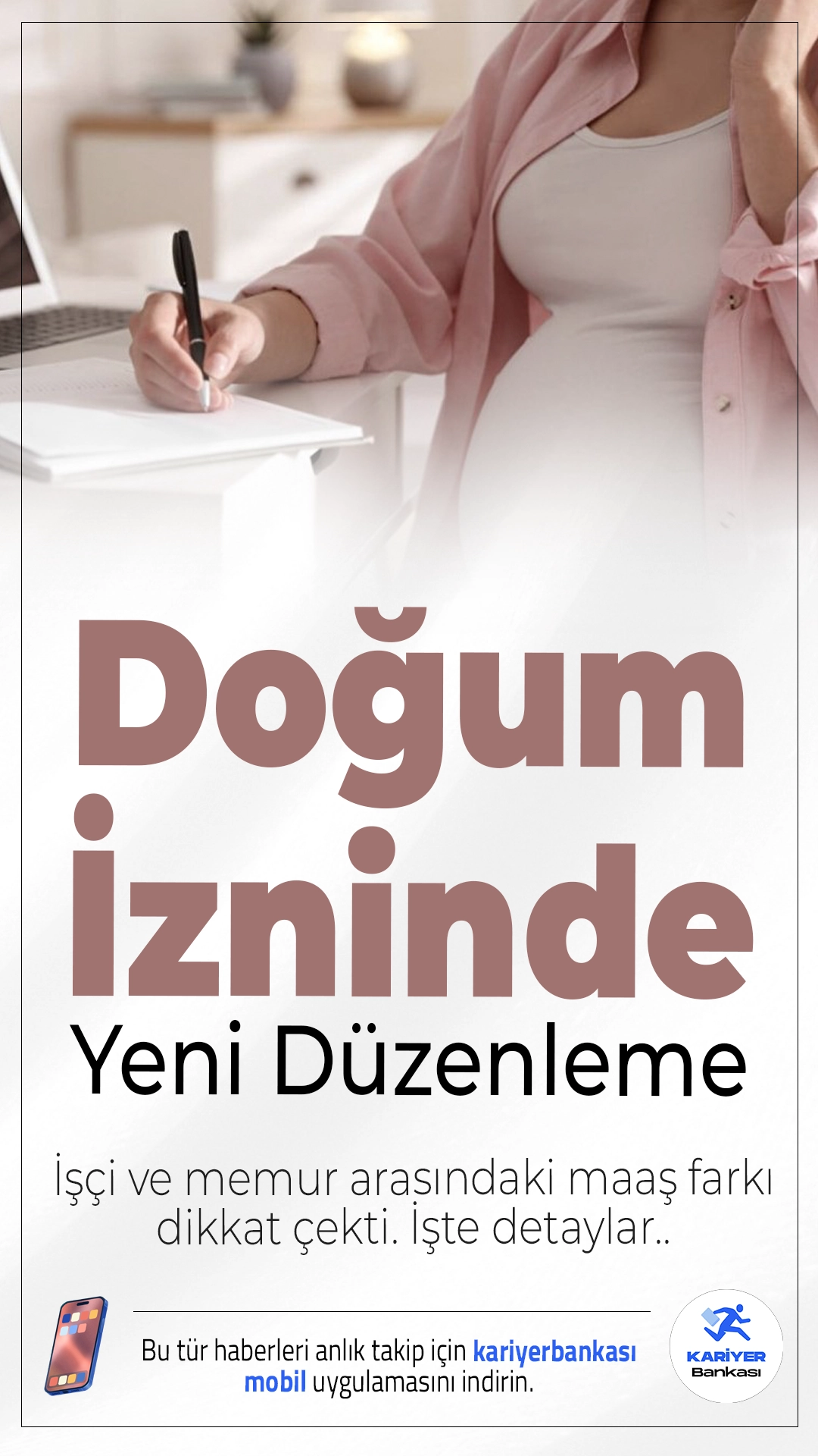 Doğum İzninde Yeni Düzenleme: İşçi ve Memur Arasındaki Maaş Farkı Dikkat Çekti.Türkiye’de doğum izni süresinin 16 haftadan 24 haftaya çıkarılması planlanıyor. Ancak doğum izni döneminde alınan maaş konusunda işçi ve memur arasındaki fark dikkat çekiyor.