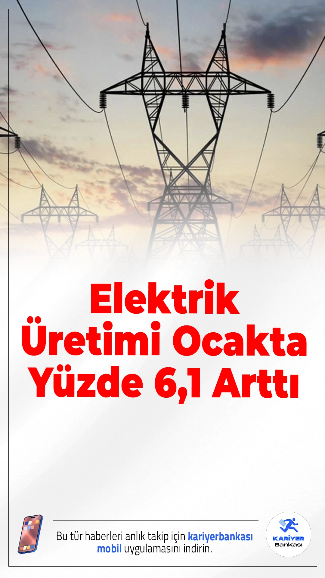 Elektrik Üretimi Ocakta Yüzde 6,1 Arttı.Türkiye’de elektrik üretimi 2026 yılı Ocak ayında yükseliş gösterdi; üretim ve tüketimde dikkat çeken artış yaşandı.