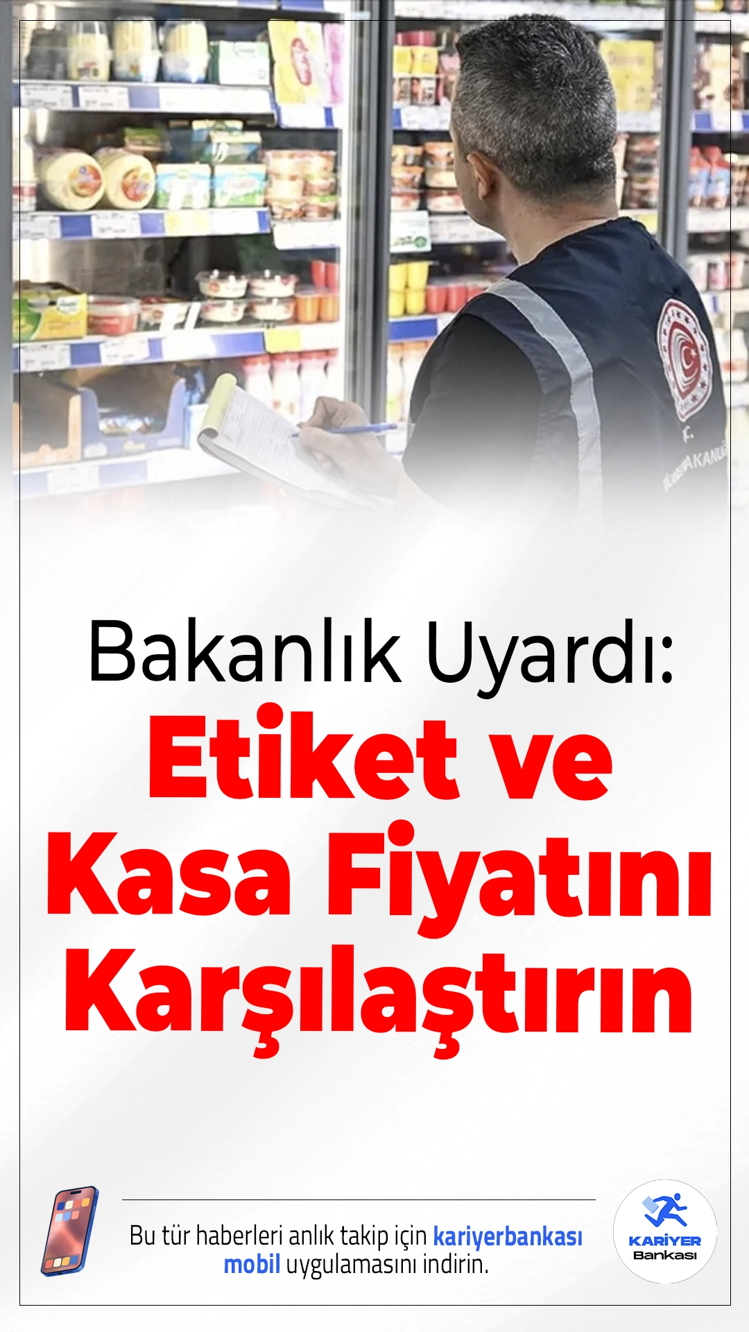 Bakanlık Uyardı: Etiket ve Kasa Fiyatını Karşılaştırın.Ramazan Bayramı öncesi artan denetimlerle birlikte tüketicilere önemli uyarı yapıldı; raf ve kasa fiyatı mutlaka kontrol edilmeli.