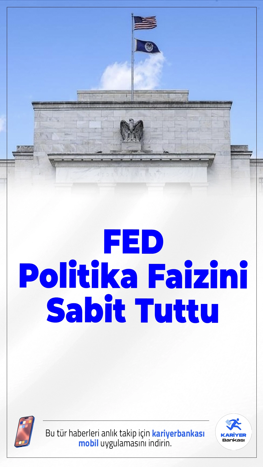 FED Politika Faizini Sabit Tuttu.ABD Merkez Bankası, politika faizini beklentilere paralel sabit bırakırken enflasyon ve belirsizlik vurgusu yaptı.