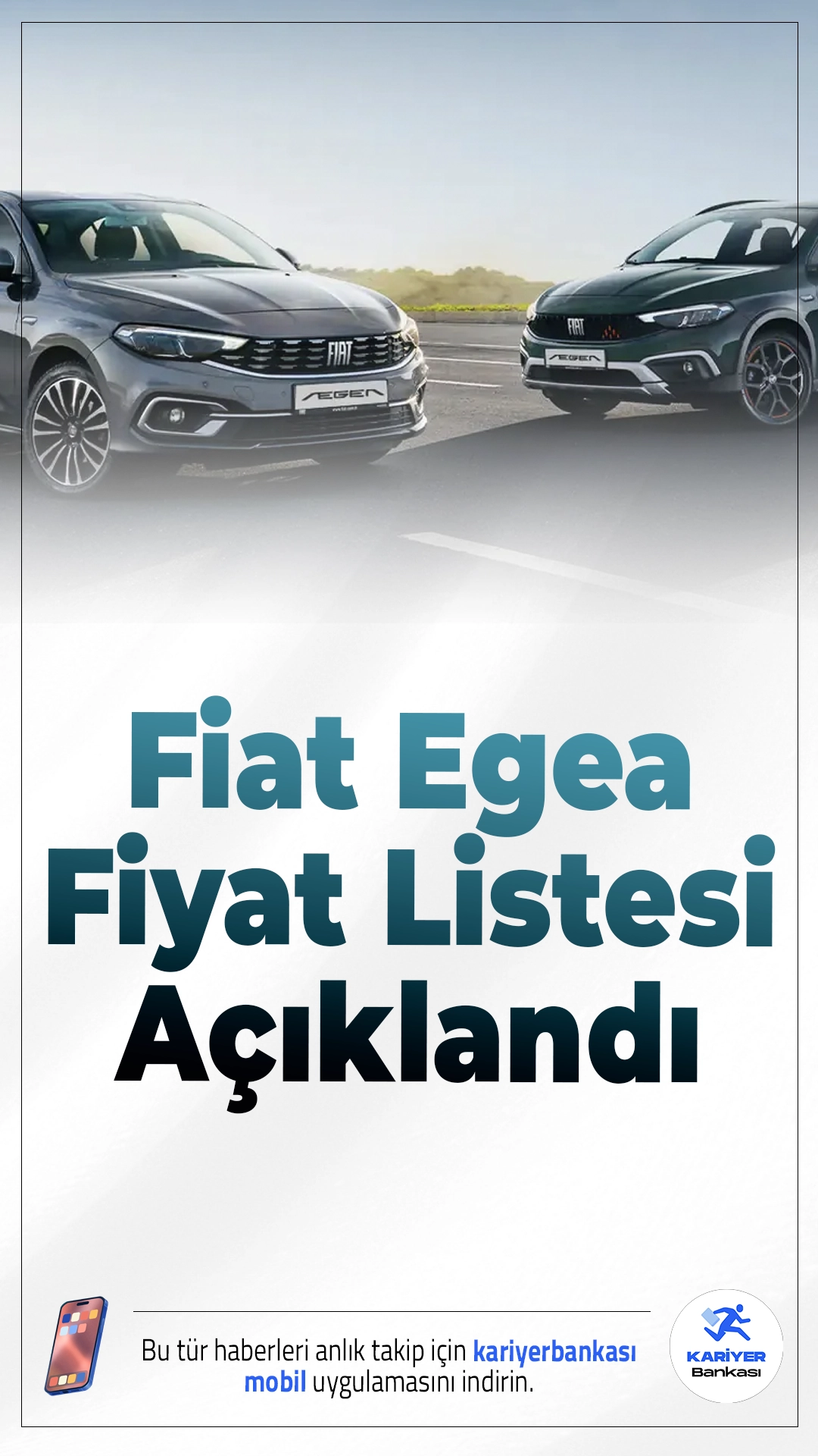 Fiat Egea Mart 2026 Fiyat Listesi Açıklandı.Fiat, Mart 2026 için güncel sıfır araç fiyatlarını duyurdu. Açıklanan listeye göre en ucuz Egea modelinde 110 bin TL’ye varan indirim uygulanıyor.