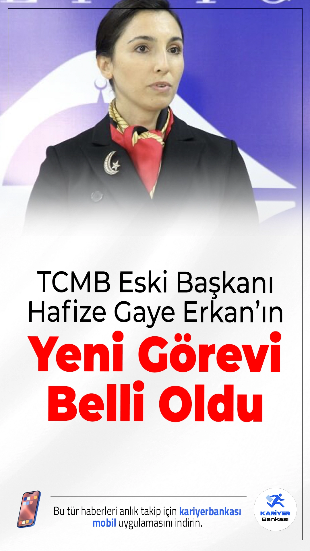 TCMB Eski Başkanı Hafize Gaye Erkan’ın Yeni Görevi Belli Oldu.Türkiye Cumhuriyet Merkez Bankası’nın eski başkanı Hafize Gaye Erkan, Kanada merkezli Fairfax Financial Holdings’te bankacılık ve sigorta teknolojileri alanında üst düzey görev aldı.