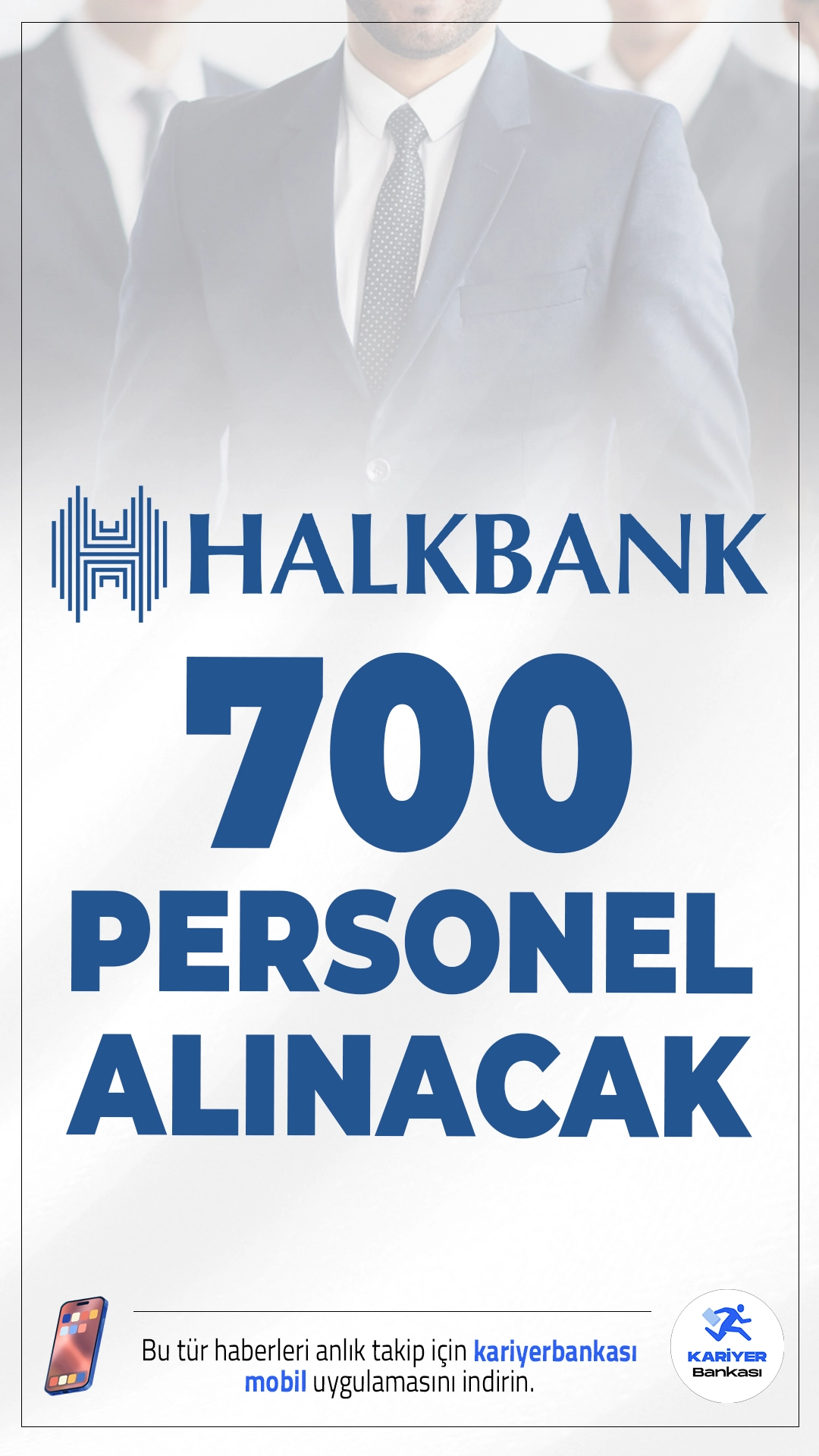 Halkbank 700 Personel Alımı Yapacak.Halkbank 2026 yılı için yayımladığı ilanlarla Müfettiş Yardımcısı, İç Kontrolör Yardımcısı, Uzman Yardımcısı ve Servis Görevlisi kadrolarında geniş çaplı personel alımı yapacağını duyurdu. Banka bünyesinde kariyer hedefleyen adaylar için önemli fırsatlar sunulurken, toplamda 700 personel alımı yapılacağı aktarıldı. Başvuru şartları ve kontenjanlara dair detaylar bu haberimizde.