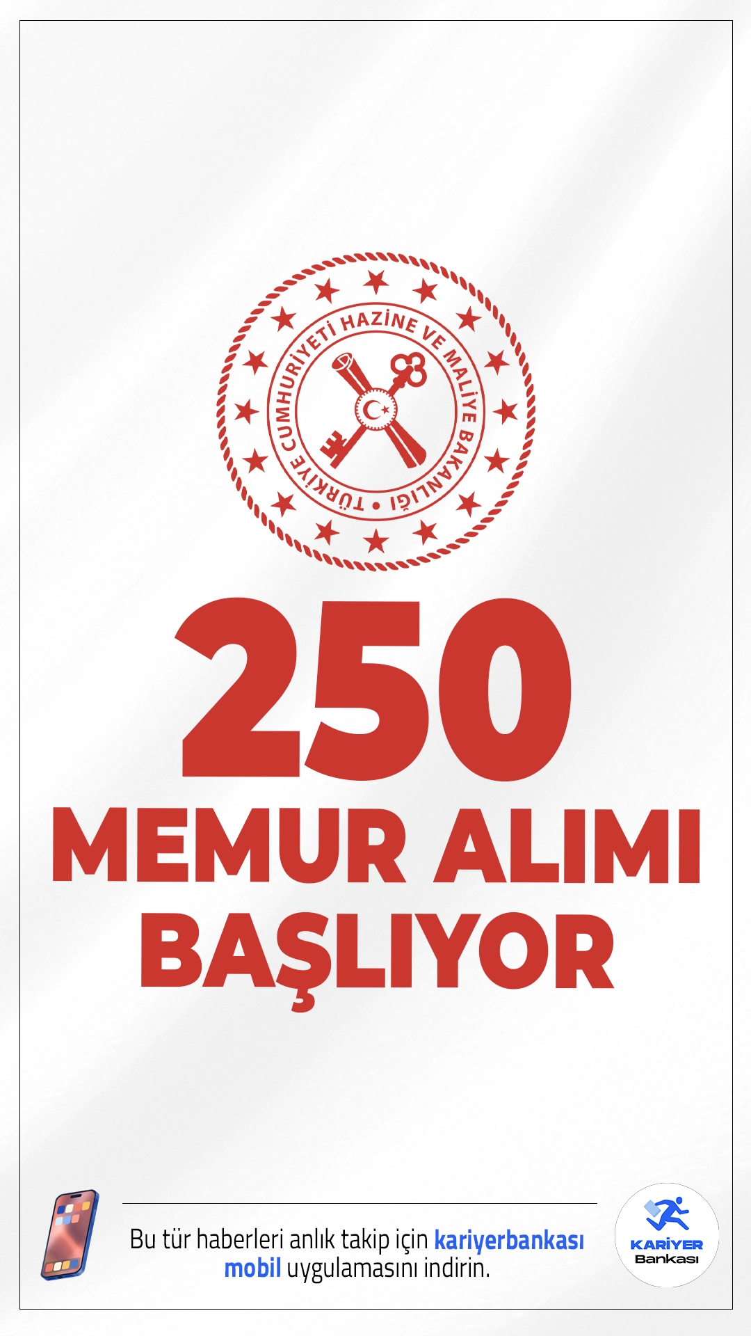 Hazine Bakanlığı 250 Memur Alımı Başvurusu Başlıyor.Hazine ve Maliye Bakanlığı Vergi Denetim Kurulu Başkanlığı, 2026 yılı için Vergi Müfettiş Yardımcılığı Giriş Sınavı duyurusunu yayımladı. Bu kapsamda toplam 250 müfettiş yardımcısı alımı gerçekleştirilecek. Alım yapılacak kadroların 200’ü iktisadi ve idari bilimler fakültesi mezunlarından, 50’si ise mühendislik fakültesi mezunlarından seçilecek.Başvurular 9 Mart 2026 tarihinde başlıyor. Başvuru şartları ve diğer detaylar bu haberimizde.