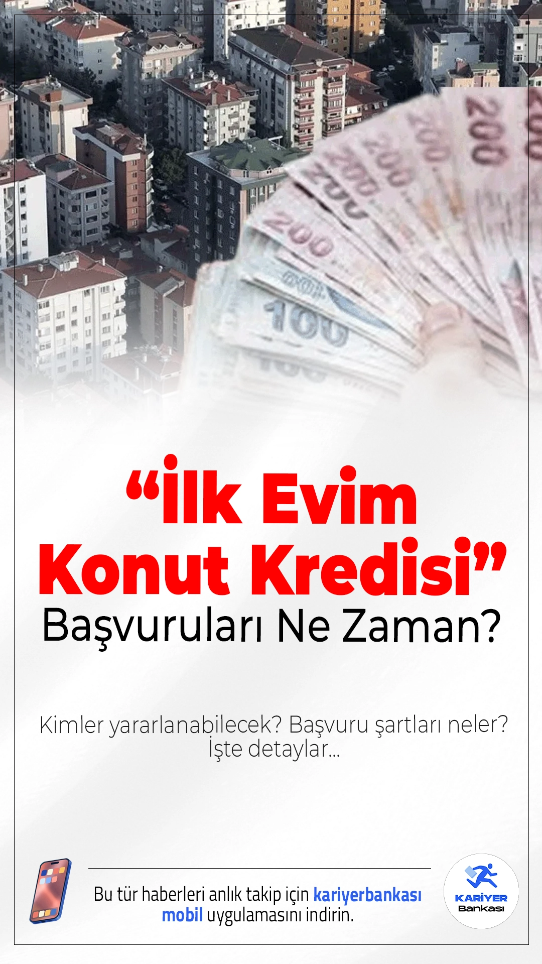 “İlk Evim Konut Kredisi” Başvuruları Ne Zaman? Kimler Yararlanabilecek?İlk kez ev sahibi olmak isteyen vatandaşlar için planlanan düşük faizli “İlk Evim Konut Kredisi” yeniden gündeme geldi. Faiz oranının yaklaşık yüzde 1,20 seviyesinde olması beklenen kredi modeli özellikle dar ve orta gelir grubunun dikkatini çekiyor.
