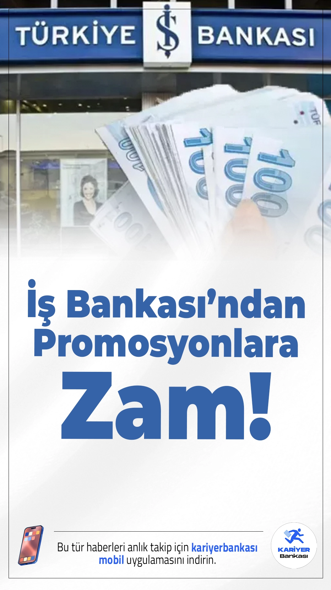 İş Bankası’ndan Emekli Promosyonuna Mart Zammı.Türkiye İş Bankası, emekli maaşını bankaya taşıyan vatandaşlar için sunduğu promosyon kampanyasını güncelledi. Yapılan açıklamaya göre kampanyaya 1.000 liralık artış yapıldı ve emeklilere ödenecek toplam promosyon tutarı 25 bin liraya kadar çıkarıldı.