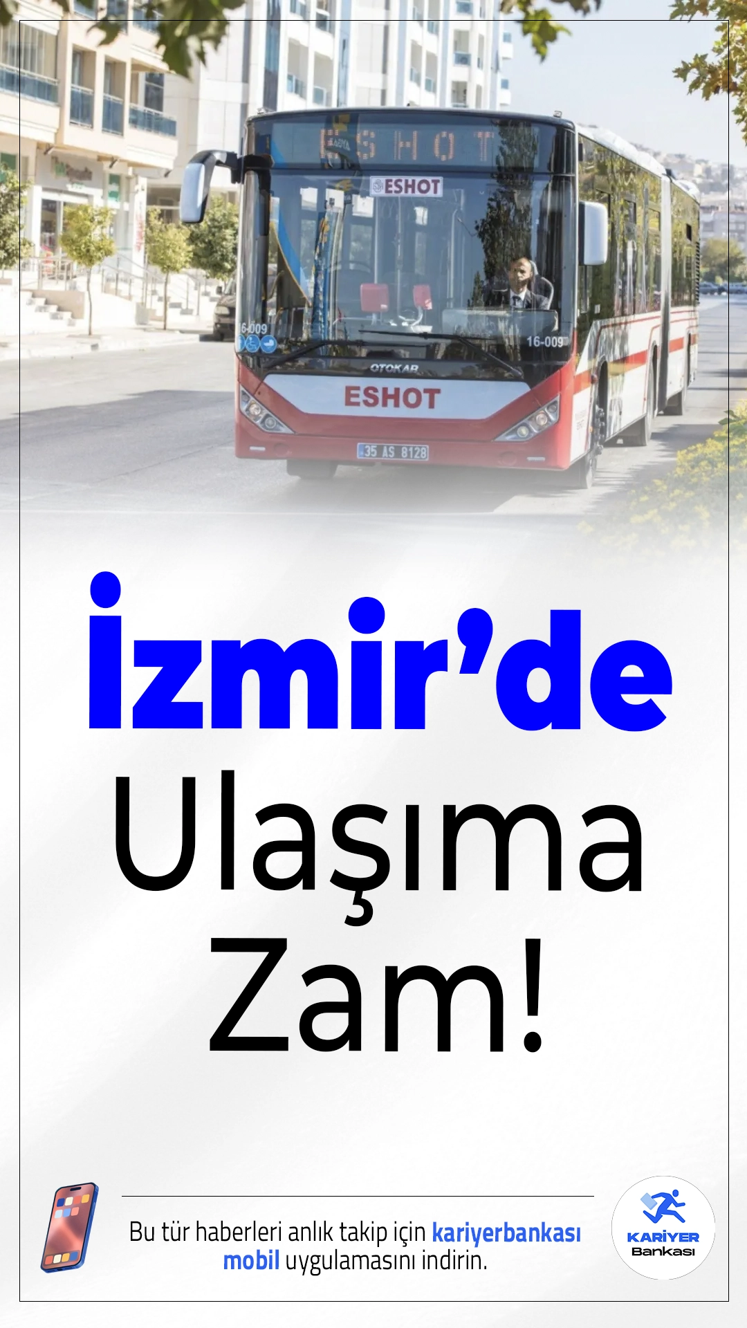 İzmir’de Ulaşıma Zam! 1 Nisan’da Yeni Tarifeler Yürürlüğe Giriyor.İzmir Büyükşehir Belediyesi Mart ayı olağan meclis toplantısında ulaşım ücretleri yeniden belirlendi. Belediye Başkan Vekili Levent Yıldır yönetiminde gerçekleşen toplantıda, İZBAN, toplu ulaşım araçları, deniz yoluyla araç taşımacılığı ile taksi ve servis ücretlerine yönelik zam teklifleri oy çokluğu ile kabul edildi.