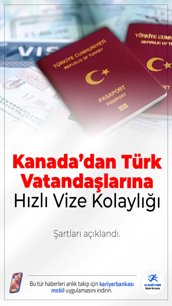 Kanada’dan Türk Vatandaşlarına Hızlı Vize Kolaylığı: Şartları Açıklandı.Kanada, Türk vatandaşlarına yönelik hızlı vize uygulamasında kriterleri netleştirdi, belirli şartları sağlayanlara öncelik verilecek.