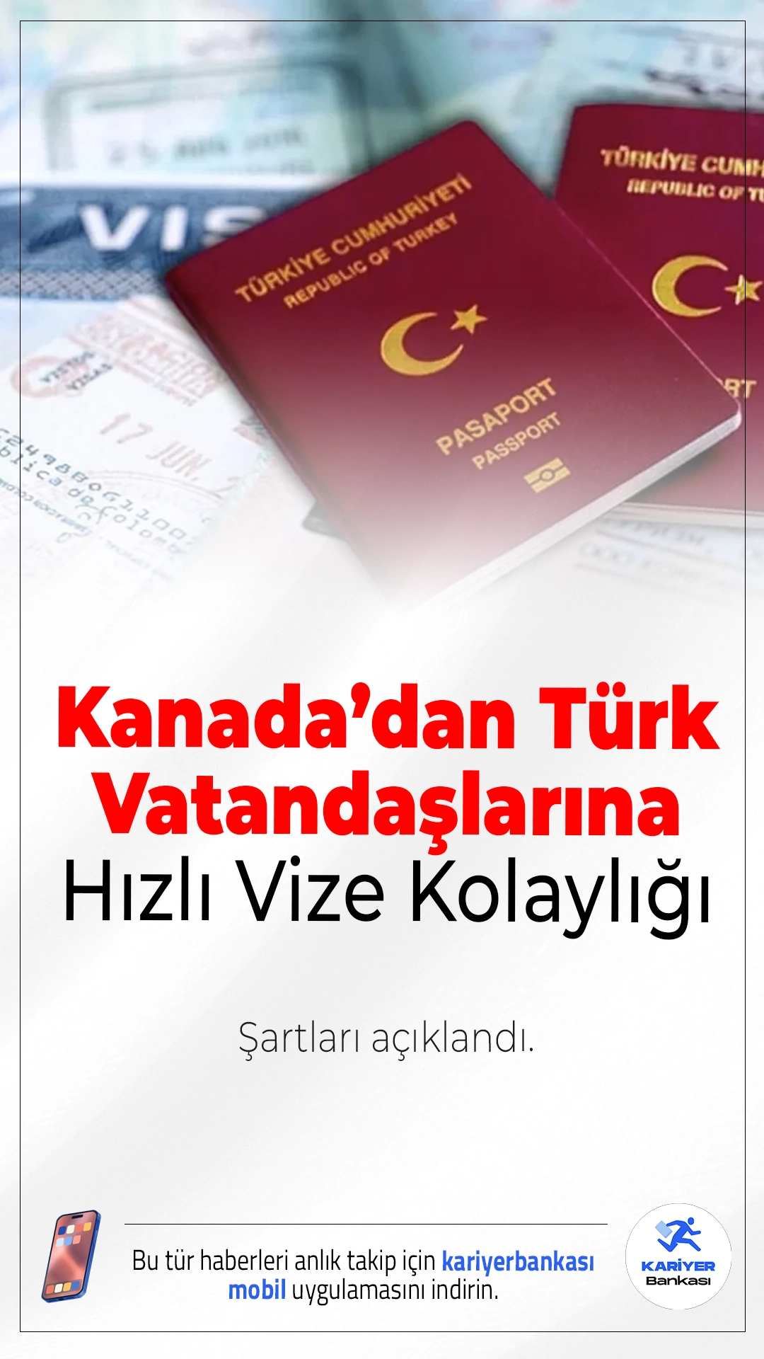 Kanada’dan Türk Vatandaşlarına Hızlı Vize Kolaylığı: Şartları Açıklandı.Kanada, Türk vatandaşlarına yönelik hızlı vize uygulamasında kriterleri netleştirdi, belirli şartları sağlayanlara öncelik verilecek.
