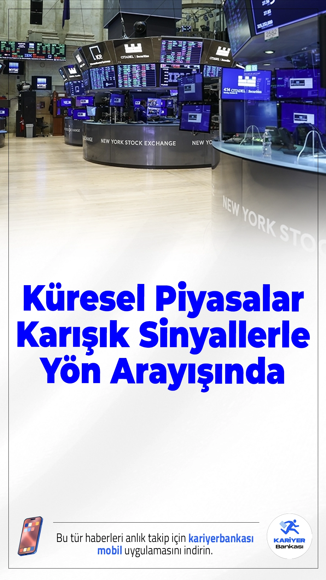 Küresel Piyasalar Karışık Sinyallerle Yön Arayışında.Küresel piyasalarda jeopolitik riskler ve merkez bankası beklentileri arasında sıkışan yatırımcılar, yön bulmakta zorlanıyor.