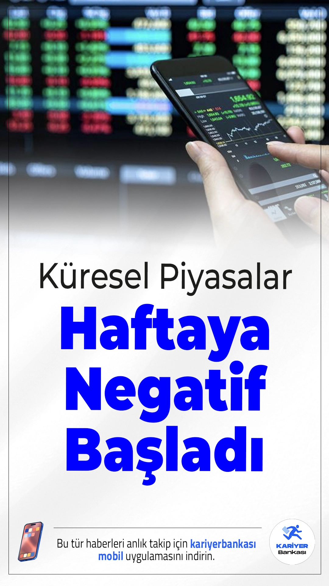Küresel Piyasalar Haftaya Negatif Başladı.ABD ve İsrail’in İran’a yönelik saldırıları sonrası artan savaş riski, petrol ve altın fiyatlarını yükseltirken küresel borsalarda satış baskısını artırdı.