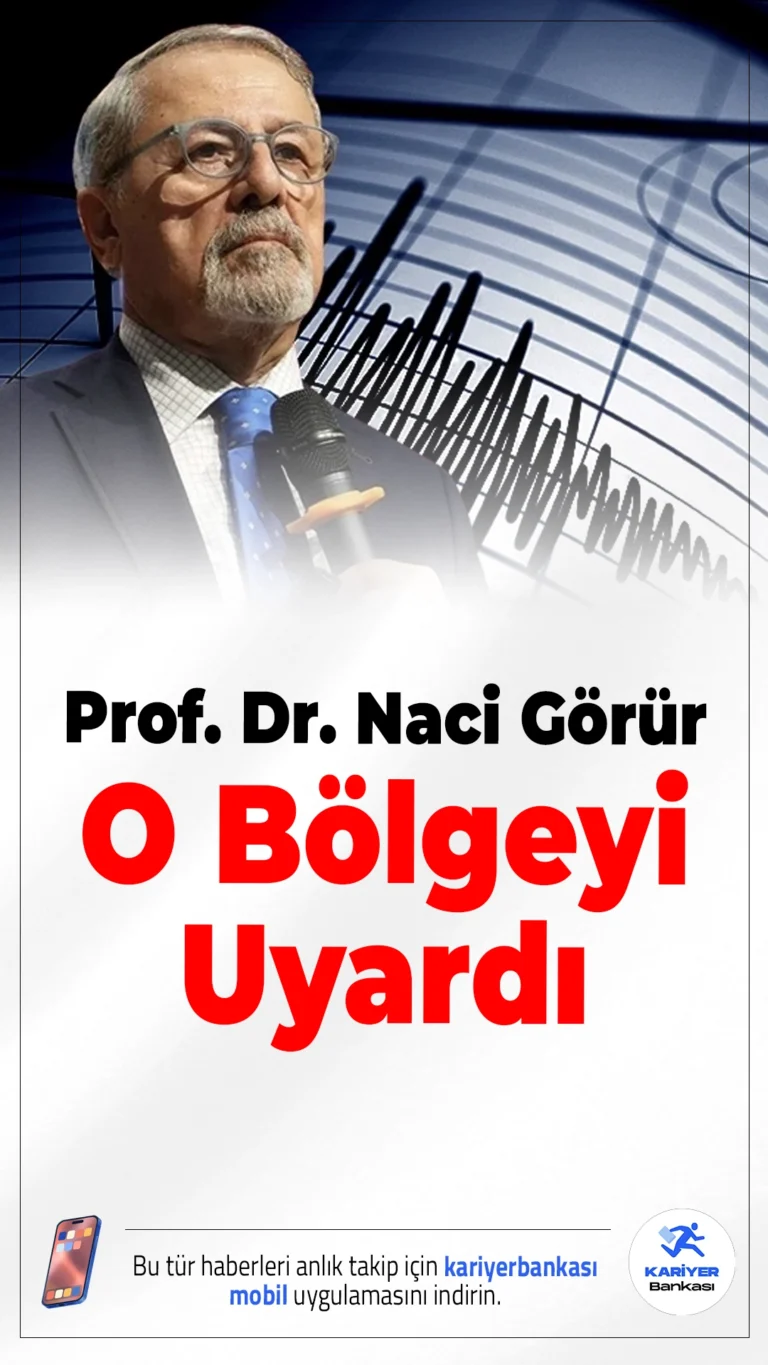 Dikkat Çeken Deprem Hareketliliği! Prof. Dr. Naci Görür O Bölgeyi Uyardı.Türkiye’de son günlerde art arda yaşanan depremler dikkat çekerken, yer bilimci Prof. Dr. Naci Görür’den önemli bir uyarı geldi. Görür, bazı bölgelerdeki fayların risk oluşturabileceğini söyledi.