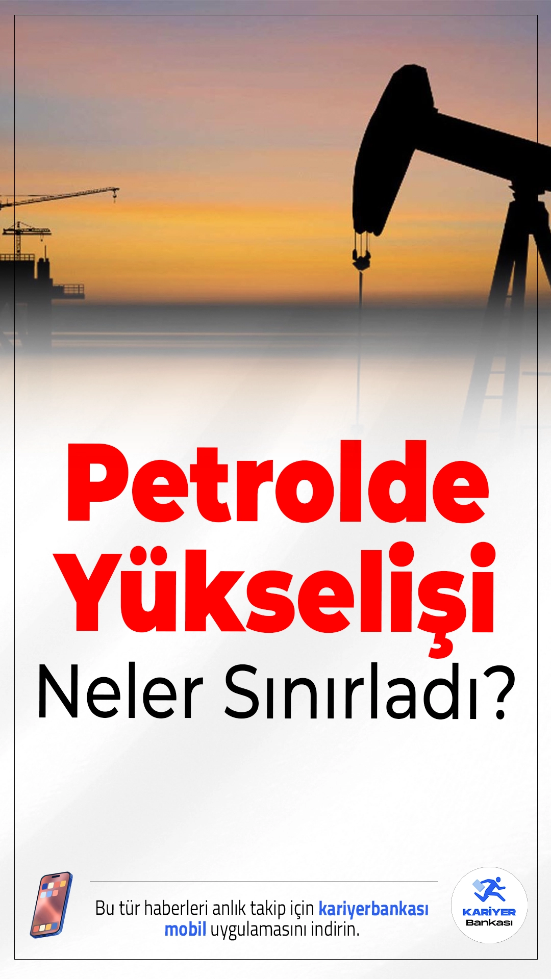 Petrolde Yükselişi Neler Sınırladı? Brent Petrol 83 Dolar Seviyesinde.Orta Doğu’daki gerilim petrol fiyatlarını yukarı çekerken, ABD’nin aldığı bazı kararlar yükselişi sınırladı. Brent petrol uluslararası piyasalarda 83 dolar seviyelerinde işlem görüyor.