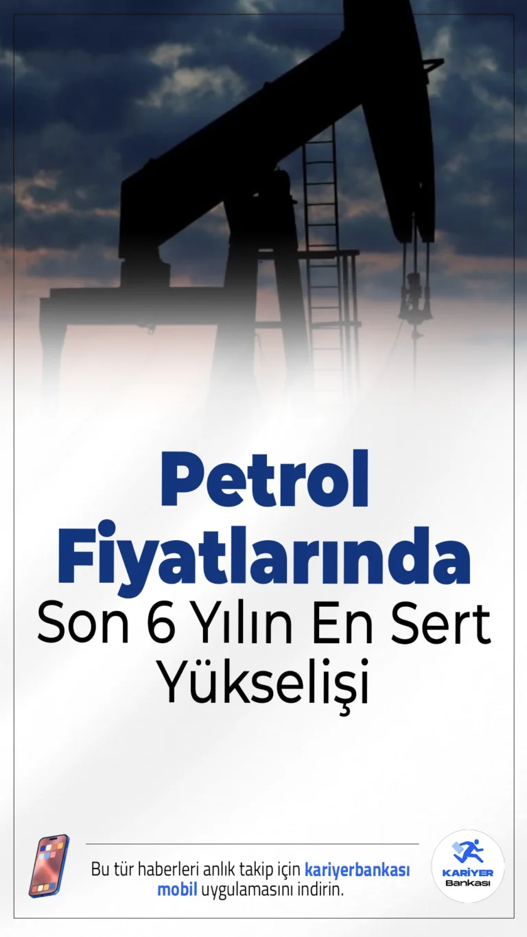 Petrol Fiyatlarında Son 6 Yılın En Sert Yükselişi.Orta Doğu’daki savaş ve enerji arzına yönelik endişeler petrol fiyatlarını sert yükseltti. Brent petrol haftayı 93 dolar seviyesinde tamamladı.