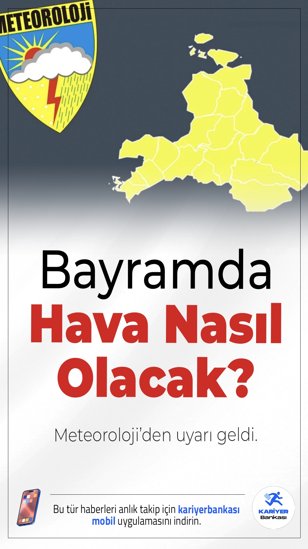 Bayramda Hava Nasıl Olacak? Meteoroloji’den Uyarı Geldi...Meteoroloji’nin tahminlerine göre Ramazan Bayramı boyunca Türkiye genelinde yağışlı ve serin hava etkisini gösterecek.