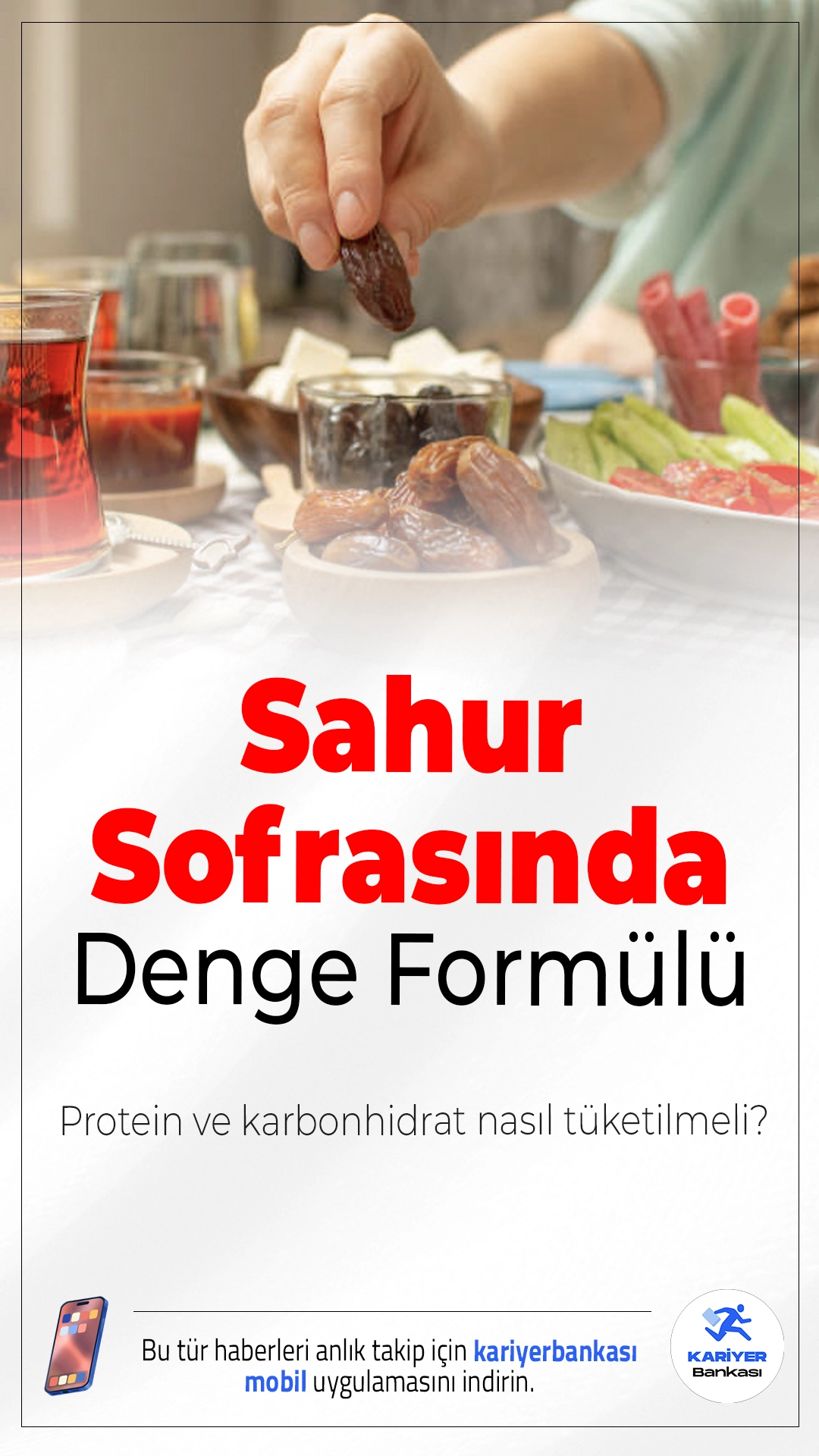 Sahur Sofrasında Denge Formülü: Protein ve Karbonhidrat Nasıl Tüketilmeli?Ramazan ayında uzun süren açlık saatleri nedeniyle sahur öğünü, gün boyu enerjik kalmanın en önemli anahtarlarından biri olarak görülüyor. Beslenme uzmanlarına göre sahurda doğru besinleri tercih etmek, hem tokluk süresini uzatıyorhem de kan şekerinin dengede kalmasına yardımcı oluyor. Uzmanlar, sahurda tek bir besine yüklenmek yerine protein ve kompleks karbonhidrat dengesinin kurulması gerektiğini vurguluyor.