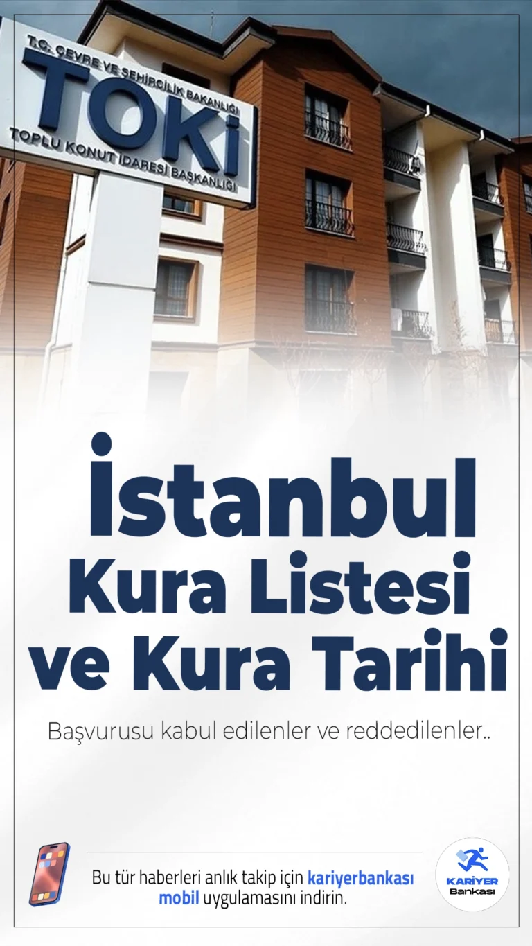 TOKİ İstanbul Kura Listesi ve Kura Tarihi.500 Bin Sosyal Konut Projesi kapsamında İstanbul’da yapılacak 100 bin konut için kura çekimi milyonlarca vatandaşın gündeminde yer alıyor. Çevre, Şehircilik ve İklim Değişikliği Bakanı Murat Kurum, İstanbul kura çekimiyle ilgili önemli açıklamalarda bulundu.