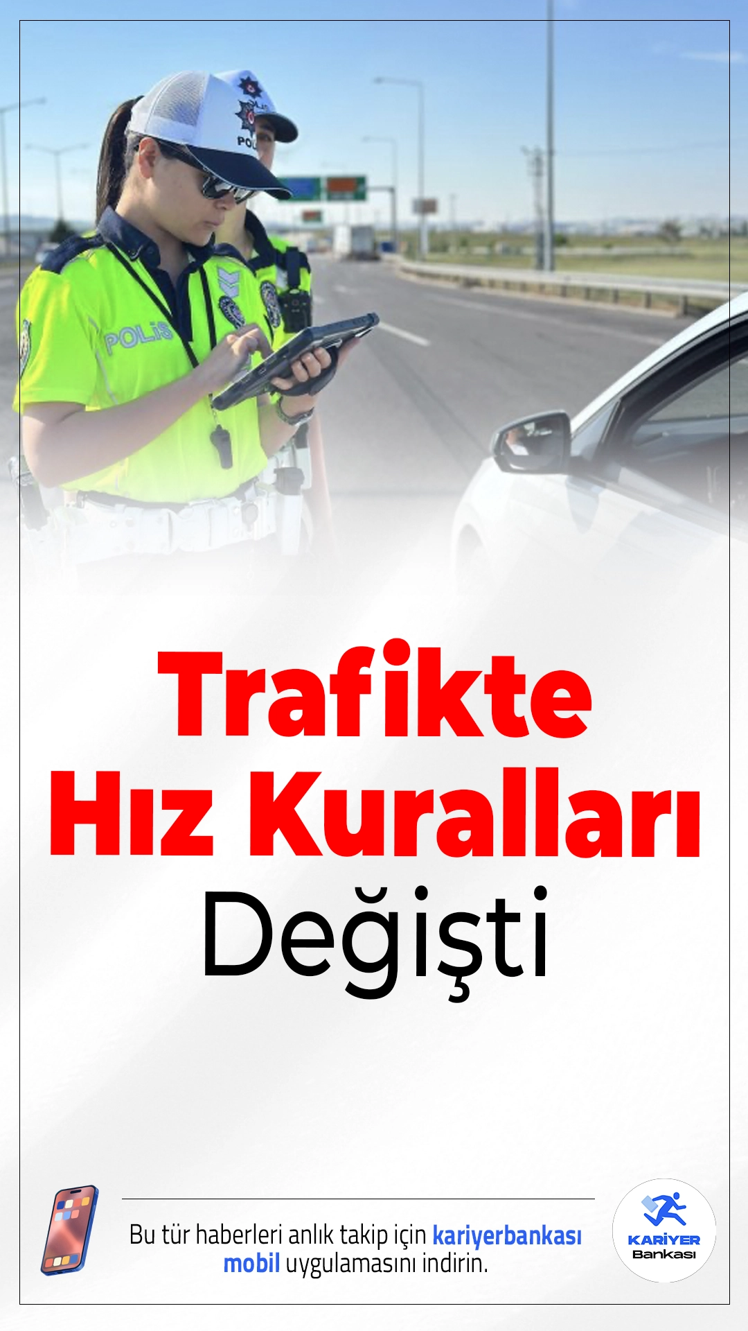 Trafikte Hız Kuralları Yerleşim Yeri İçi ve Dışı Olarak Ayrıldı.Karayolları Trafik Kanunu’nda yapılan değişiklikle hız ihlallerine yönelik ceza sistemi yenilendi. Artık cezalar yüzdelik oran yerine aşılan kilometreye göre uygulanacak.
