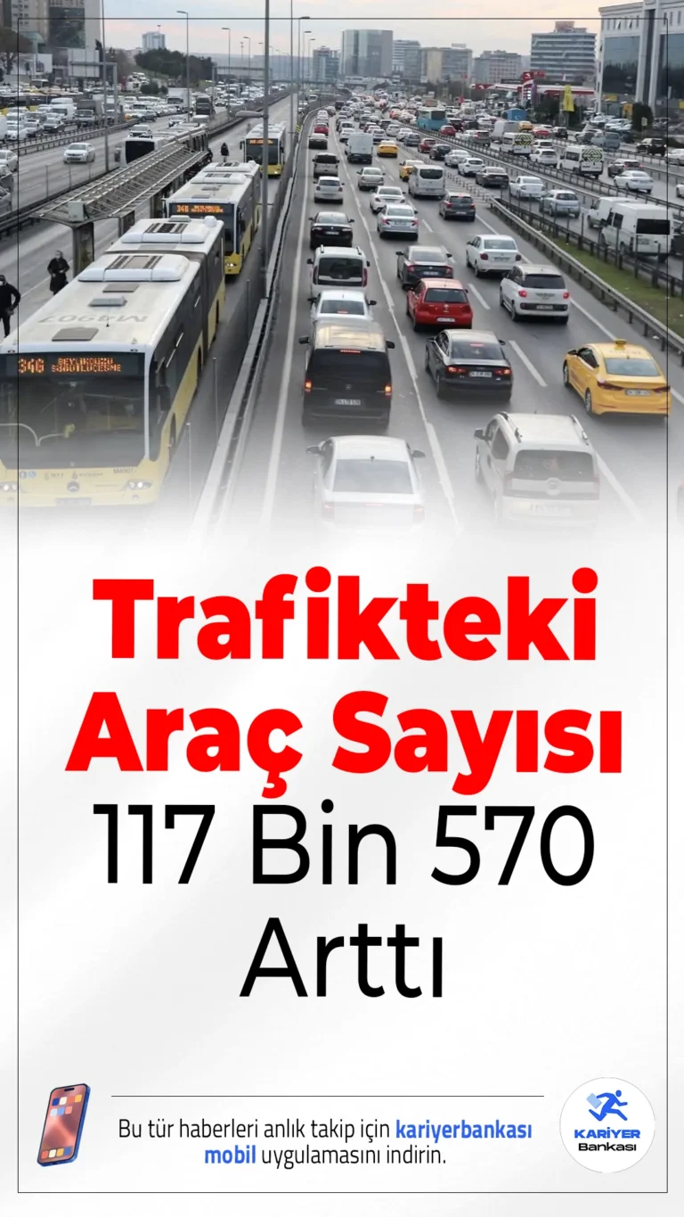 Trafikteki Araç Sayısı 117 Bin 570 Arttı.Şubat ayında trafiğe kaydı yapılan araç sayısı 121 bin 791 olurken, trafikten silinen araçlarla birlikte toplam araç sayısı 117 bin 570 arttı.