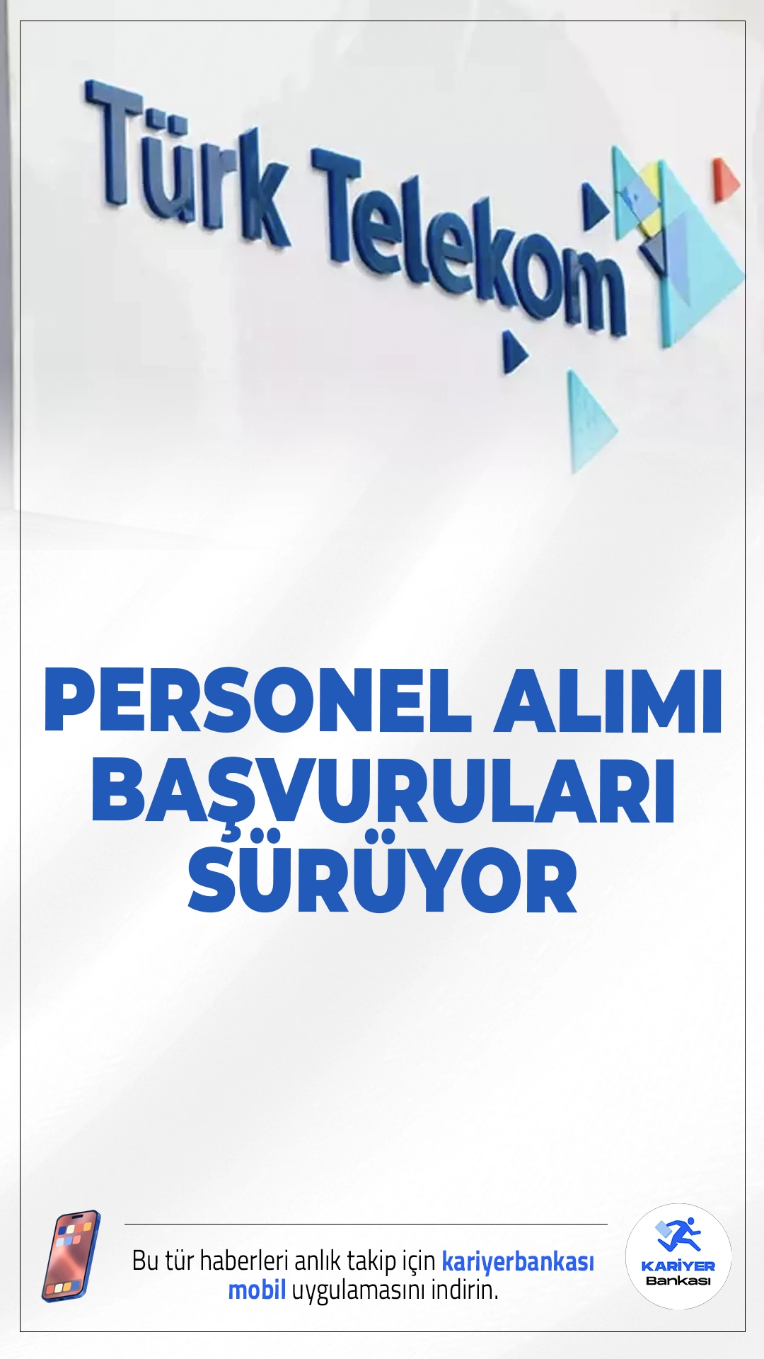 Türk Telekom Personel Alımı Başvuruları Sürüyor.Türkiye’nin önde gelen telekomünikasyon şirketlerinden Türk Telekom, 2026 yılı için farklı alanlarda yeni personel alımı için başvuru işlemleri devam ediyor. Şirket tarafından yayımlanan güncel iş ilanlarına göre çok sayıda uzman, mühendis ve yönetici pozisyonu için başvurular devam ediyor. Başvurular Türk Telekom’un kariyer sayfası üzerinden online olarak gerçekleştiriliyor.