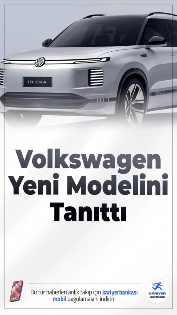 Volkswagen 300 Km Benzinsiz de Gidebilen Otomobilini Tanıttı.Volkswagen, menzil kaygısını bitirmeyi hedefleyen ID.ERA modelini tanıttı. Yeni SUV, 300 km tamamen elektrikli, toplamda ise 1000 km’ye kadar menzil sunuyor.