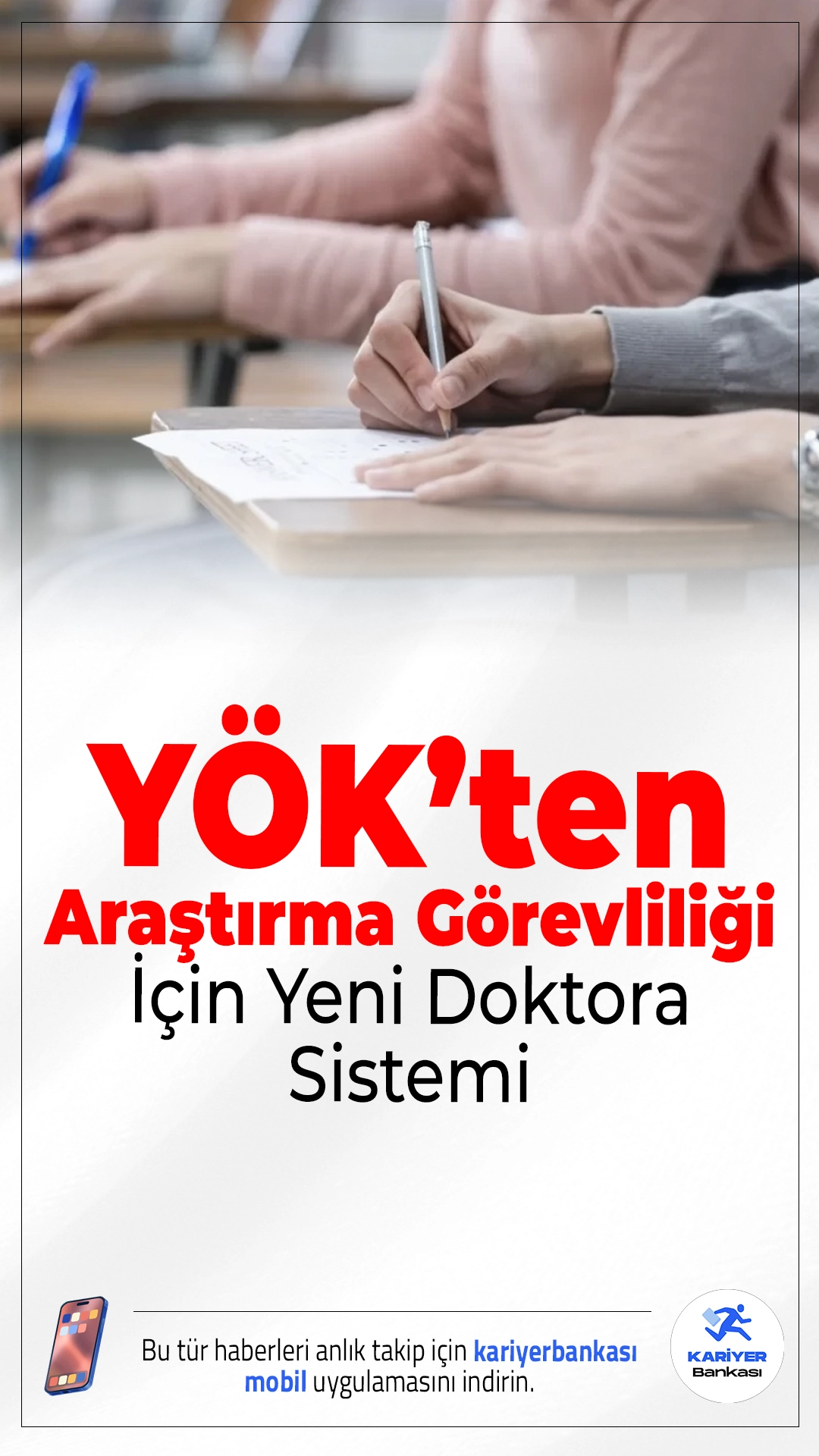 YÖK’ten Araştırma Görevliliği İçin Yeni Doktora Sistemi.YÖK, öncelikli alanlarda doktora eğitimi ve araştırma görevlisi alımını kapsayan yeni düzenlemeyi yayımladı. Yazılı sınav ve yeni puanlama sistemi getirildi.