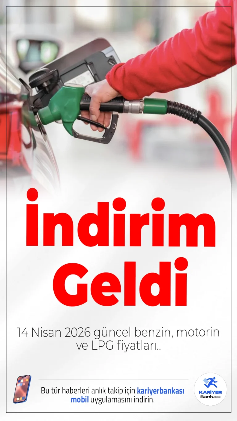 Akaryakıta İndirim Geldi: 14 Nisan 2026 Güncel Benzin, Motorin ve LPG Fiyatları.14 Nisan 2026 itibarıyla motorin fiyatına indirim geldi; İstanbul, Ankara ve İzmir’de güncel akaryakıt fiyatları açıklandı.