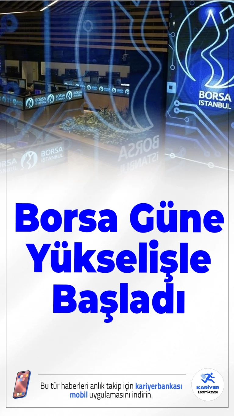 Borsa Güne Yükselişle Başladı.Borsa İstanbul’da BIST 100 endeksi yeni güne yüzde 0,24 yükselişle başladı. Açılışta 14.236 puana çıkan endeks, pozitif seyrini sürdürüyor.
