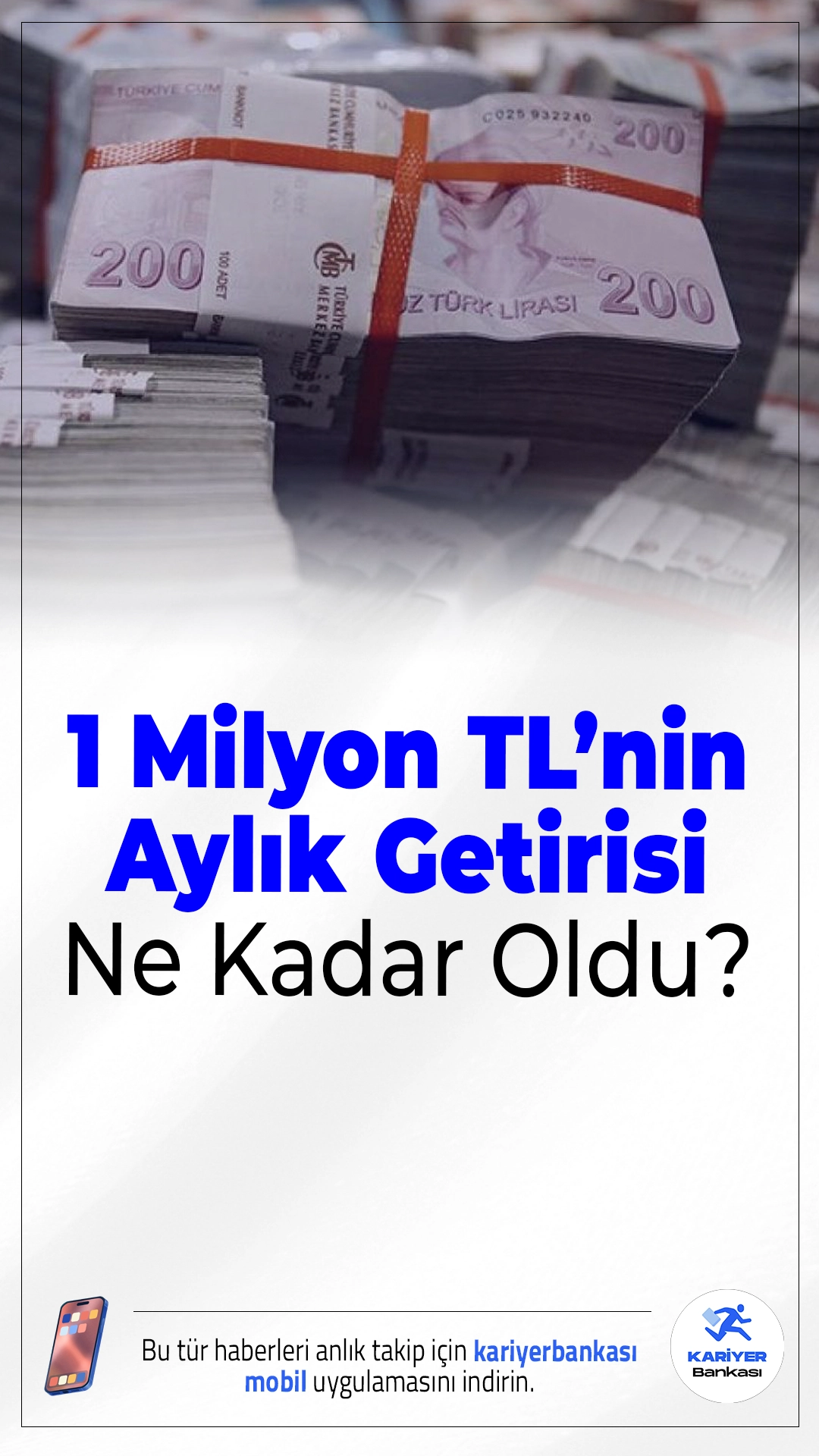Mevduat Faizleri Zirvede: 1 Milyon TL’nin Aylık Getirisi Ne Kadar Oldu.Bankalar mevduat faiz oranlarını yüzde 44 seviyesine kadar yükseltti; 1 milyon TL’nin aylık getirisi 32 bin TL’yi geçti.