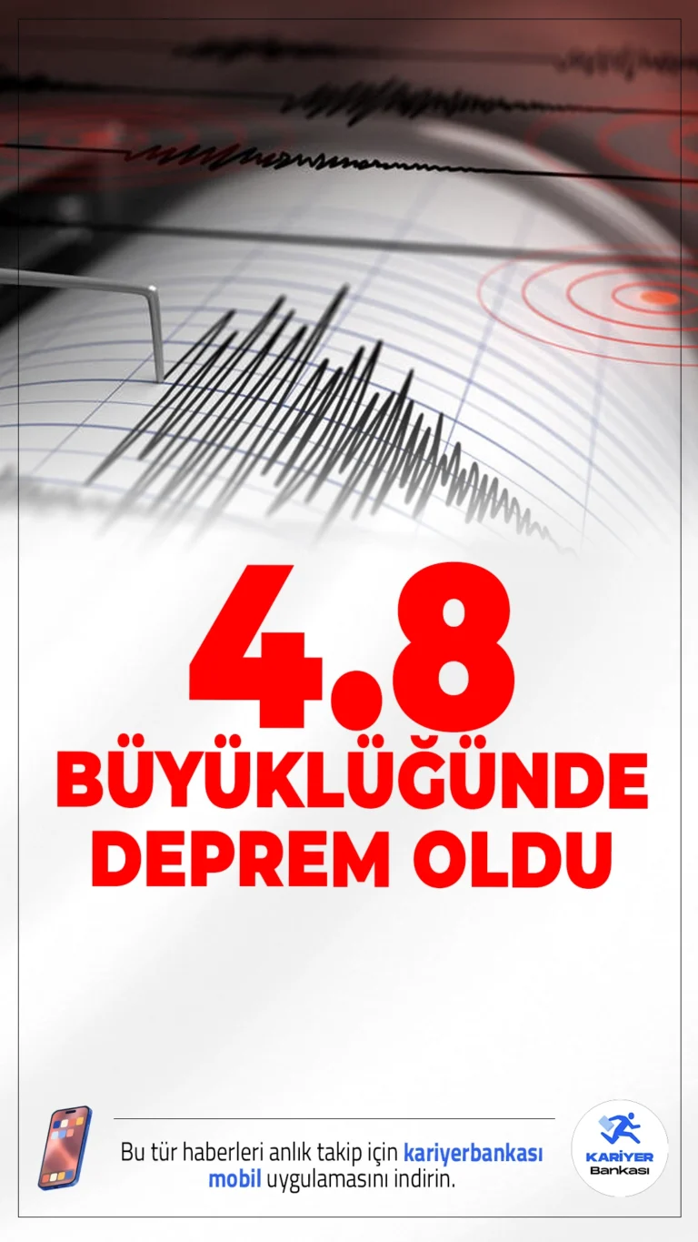 Akdeniz’de 4.8 Büyüklüğünde Deprem Oldu.Afet ve Acil Durum Yönetimi Başkanlığı (AFAD) tarafından paylaşılan bilgilere göre, 8 Nisan 2026 tarihinde Akdeniz’de orta büyüklükte bir deprem kaydedildi. Deprem, çevre bölgelerde hissedilirken ilk belirlemelere göre olumsuz bir durum bildirilmedi.