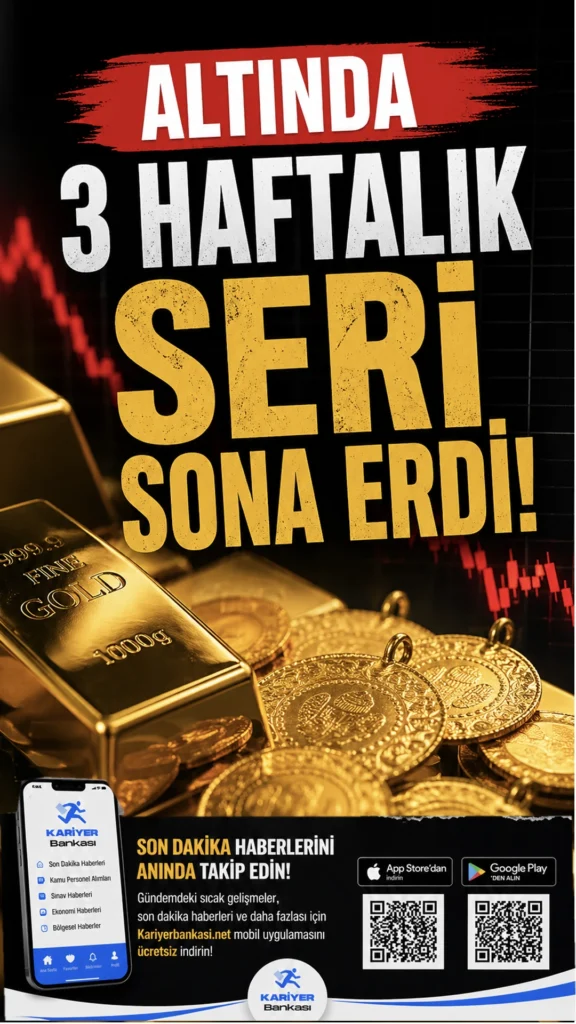 Altın Fiyatlarında Deprem! 3 Haftalık Yükseliş Serisi Neden Bitti?