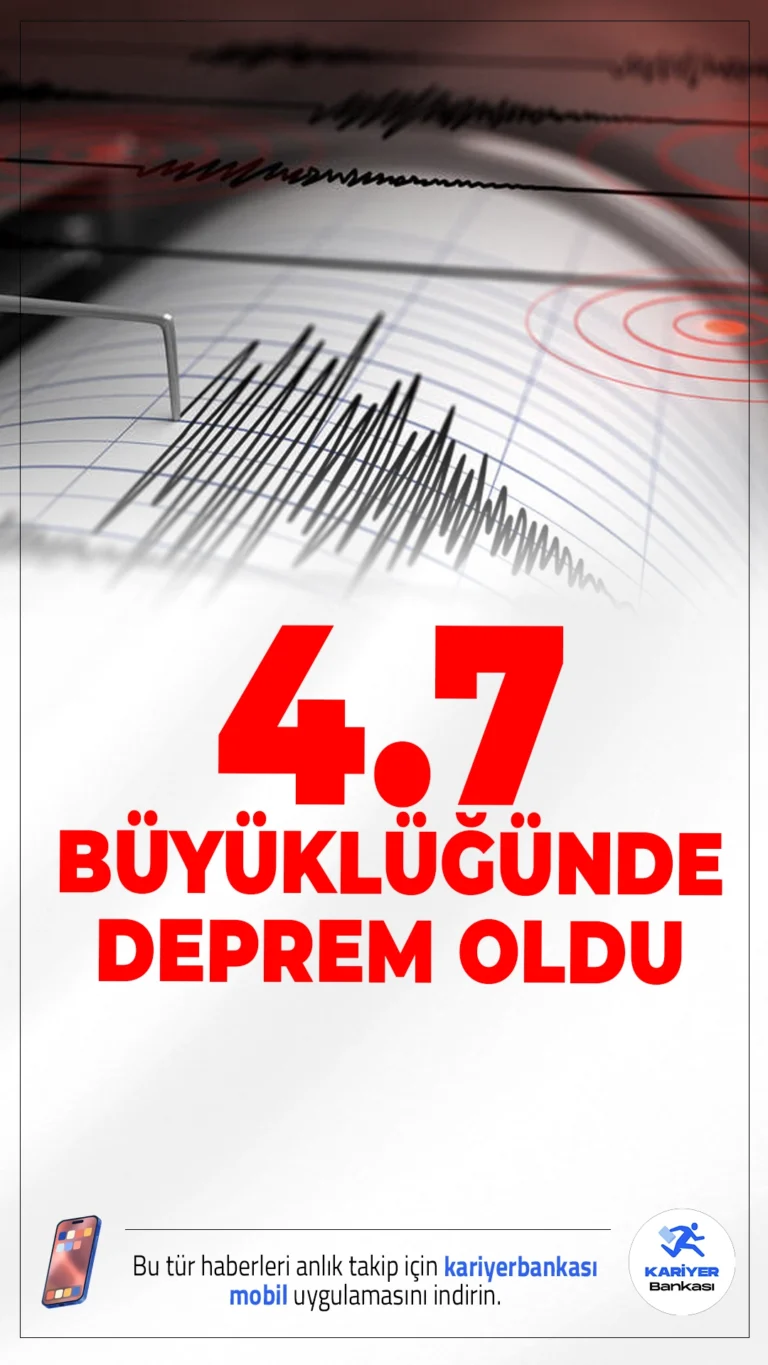 Antalya'da 4.7 Büyüklüğünde Deprem Oldu.AFAD verilerine göre Akdeniz’de Demre açıklarında meydana gelen 4.7 büyüklüğündeki deprem kısa süreli paniğe neden oldu.