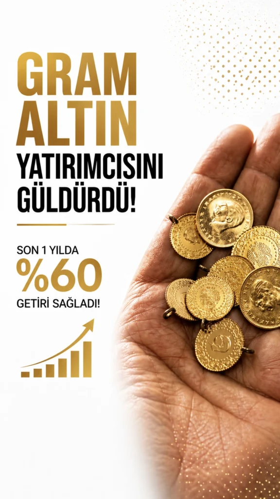 Gram altın fiyatları 1 yılda rekor artış gösterdi