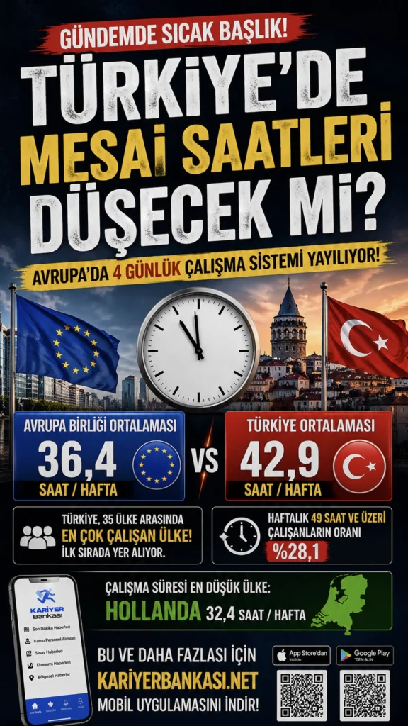 Mesai Saatleri Kısalıyor Mu? Milyonları Heyecanlandıran O Gerçek Ortaya Çıktı!