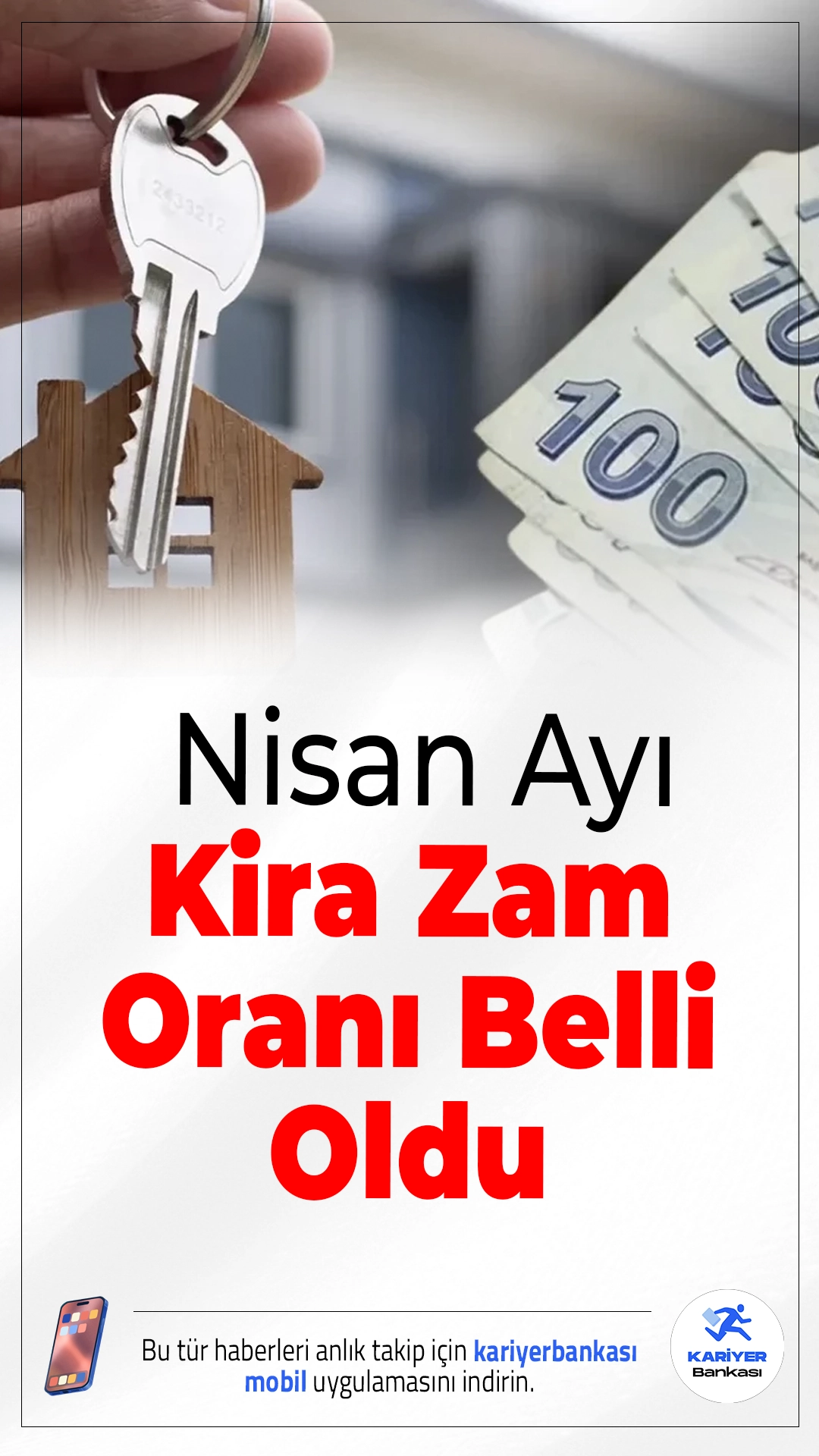 Nisan 2026 Kira Zam Oranı Belli Oldu.Mart ayı enflasyon verilerinin açıklanmasıyla birlikte nisan ayında uygulanacak kira artış oranı yüzde 32,82 olarak netleşti.