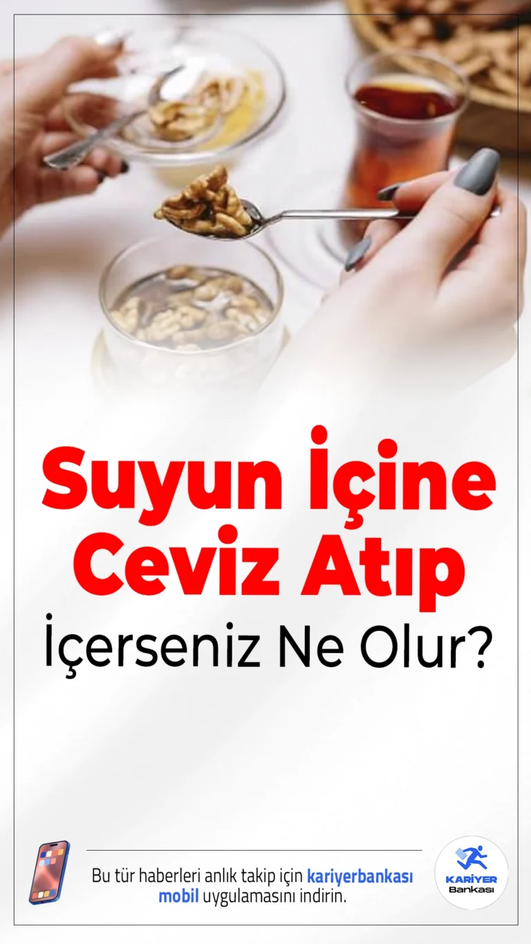 Suyun İçine Ceviz Atıp İçerseniz Ne Olur? Ceviz suyu son dönemde sağlıklı yaşam trendleri arasında öne çıkıyor; ancak faydaları kadar abartılan yönleri de dikkat çekiyor.
