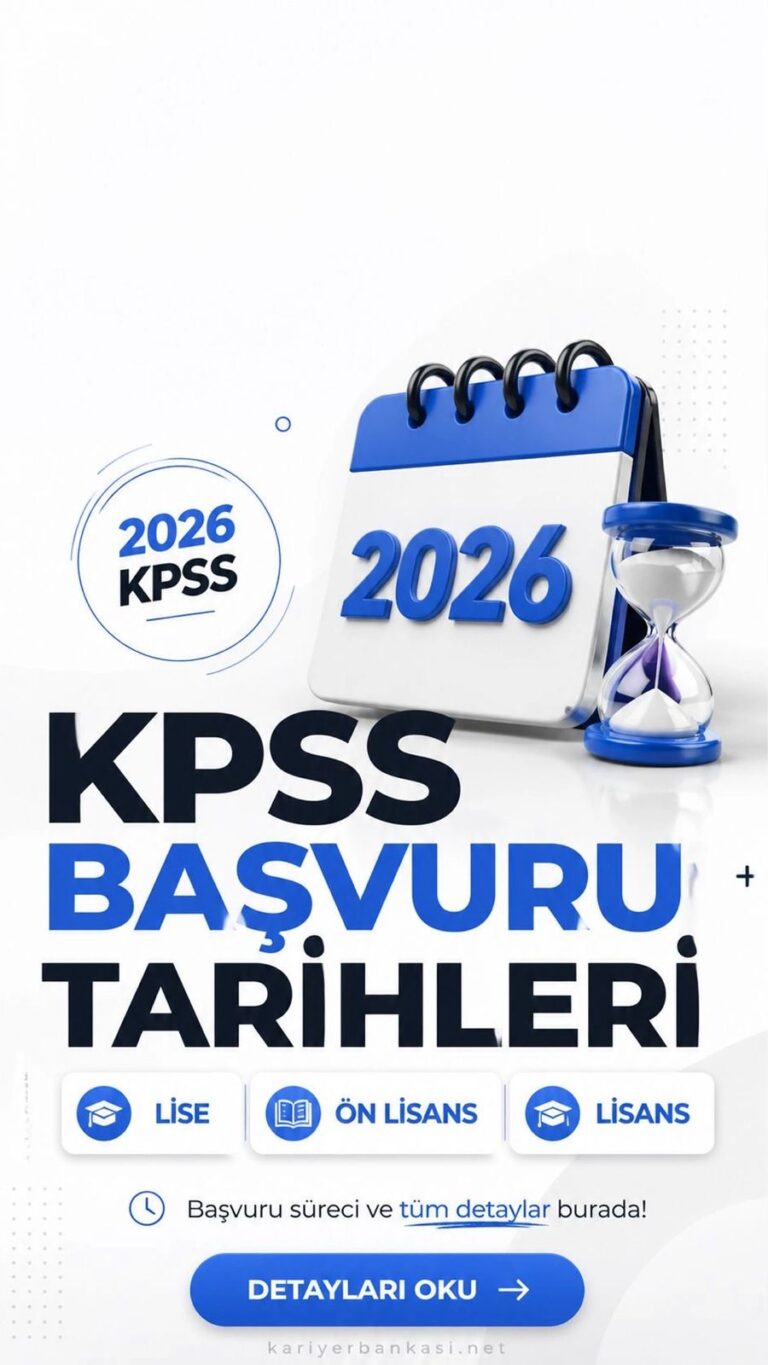 2026 KPSS lisans başvuruları ne zaman başlıyor? | ÖSYM takvimine göre KPSS Lisans (Genel Yetenek-Genel Kültür) başvuruları 1 Temmuz - 13 Temmuz 2026 tarihleri arasında alınacak ve sınav 6 Eylül 2026'da yapılacak. KPSS Ön Lisans başvuruları hangi tarihlerde yapılacak? | İki yıllık üniversite mezunları için Ön Lisans başvuruları 29 Temmuz - 10 Ağustos 2026 arasında alınacak, sınav ise 4 Ekim 2026'da uygulanacak. KPSS Ortaöğretim (Lise) sınavı ne zaman yapılacak? | Lise mezunları için başvurular 27 Ağustos - 8 Eylül 2026 arasında yapılacak olup, sınav 25 Ekim 2026 Pazar günü gerçekleştirilecek. KPSS başvuruları nereden yapılıyor? | Adaylar başvuru işlemlerini ÖSYM'nin Aday İşlemleri Sistemi (ais.osym.gov.tr) üzerinden e-Devlet veya ÖSYM şifresi ile giriş yaparak tamamlayabilecek. EKPSS kura başvuruları devam ediyor mu? | Evet, 28 Nisan'da başlayan EKPSS kura başvuruları 13 Mayıs 2026 saat 23:59'a kadar devam edecek.