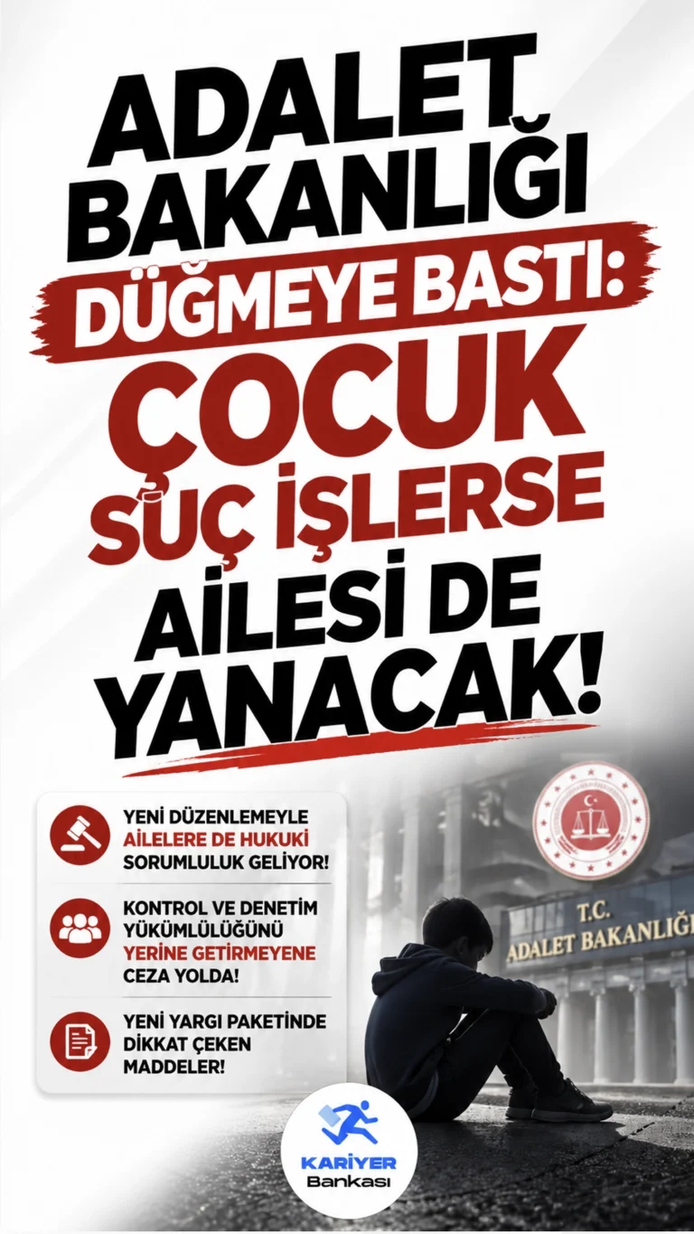 Çocukların işlediği suçlarda ailelerin sorumluluğunu artıran yeni yasa teklifinin detayları ortaya çıktı.