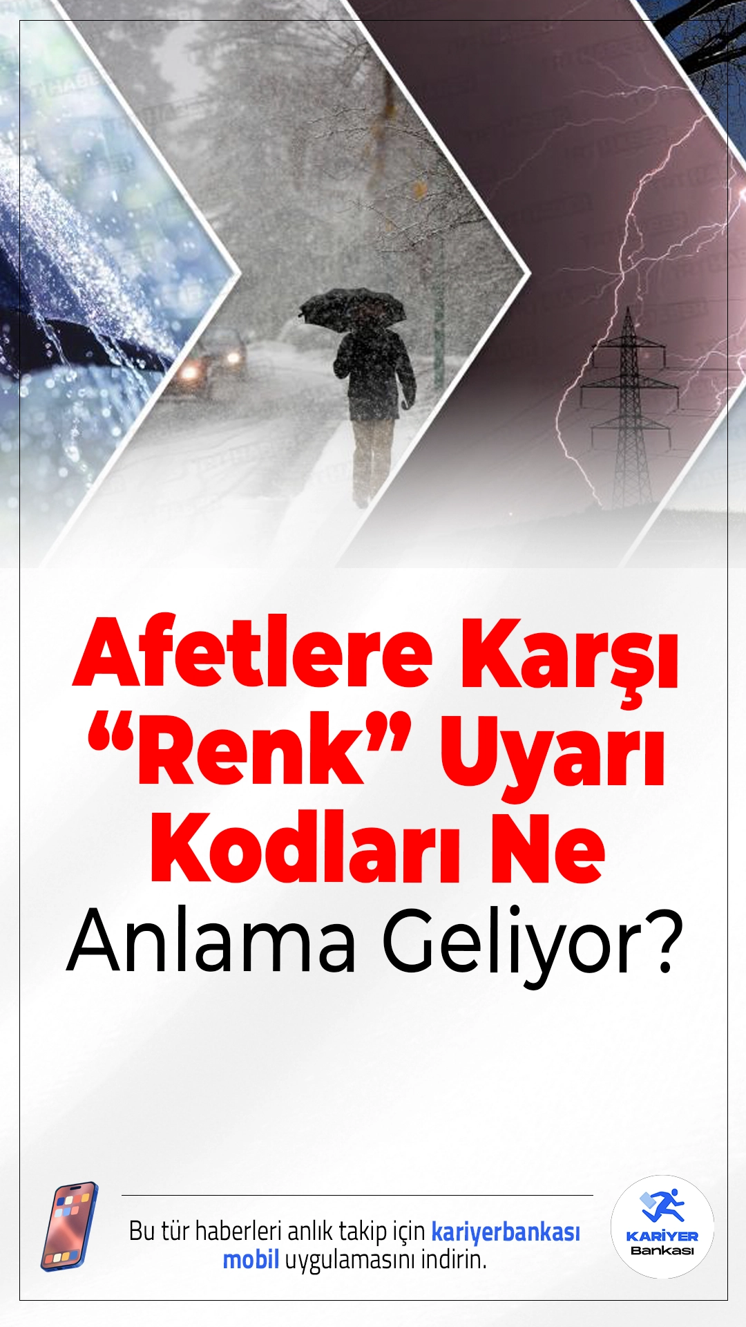 Afetlere Karşı “Renk” Uyarı Kodları Ne Anlama Geliyor?Meteorolojik renk kodları, afet riskini hızlı anlatan kritik bir sistem olup doğru bilinmesi hayat kurtarıyor.
