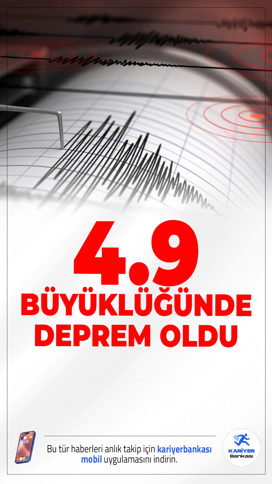Akdeniz’de 4.9 Büyüklüğünde Deprem Oldu.AFAD, Akdeniz’de 4.9 büyüklüğünde deprem meydana geldiğini duyurdu. Sarsıntının derinliği 8.58 kilometre olarak açıklandı.