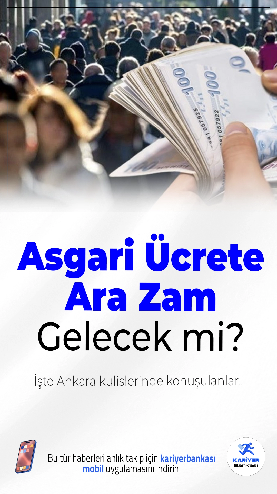 Asgari Ücrete Ara Zam Gelecek mi? Ankara Kulislerinde Konuşulanlar.Milyonlarca çalışanın merak ettiği ara zam konusu gündemdeki yerini korurken, kulislerde henüz net bir karar olmadığı konuşuluyor.